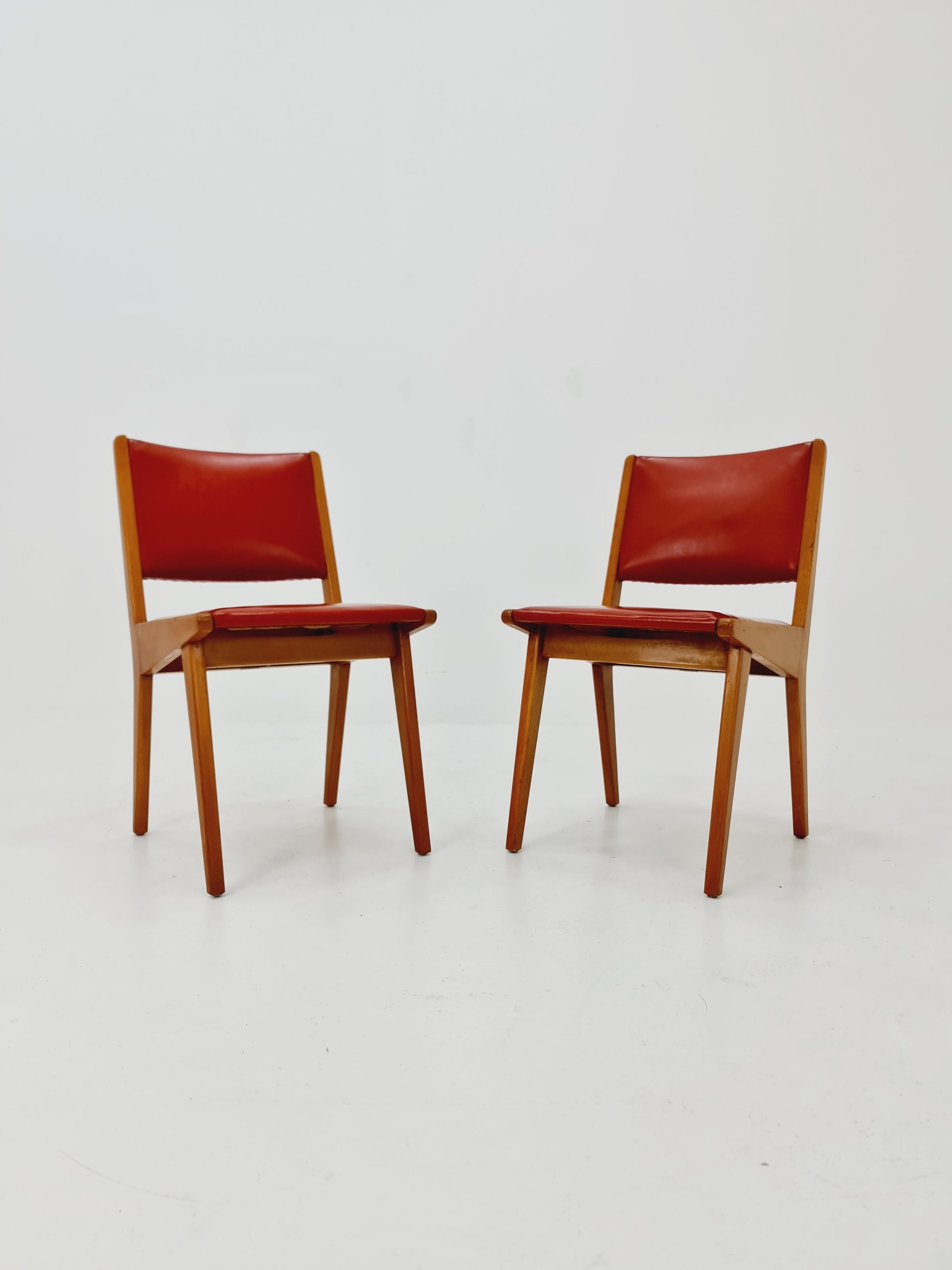 Vintage German dining charis by Jens Risom For Knoll Model Vostra 666 , 1960s, set of 2