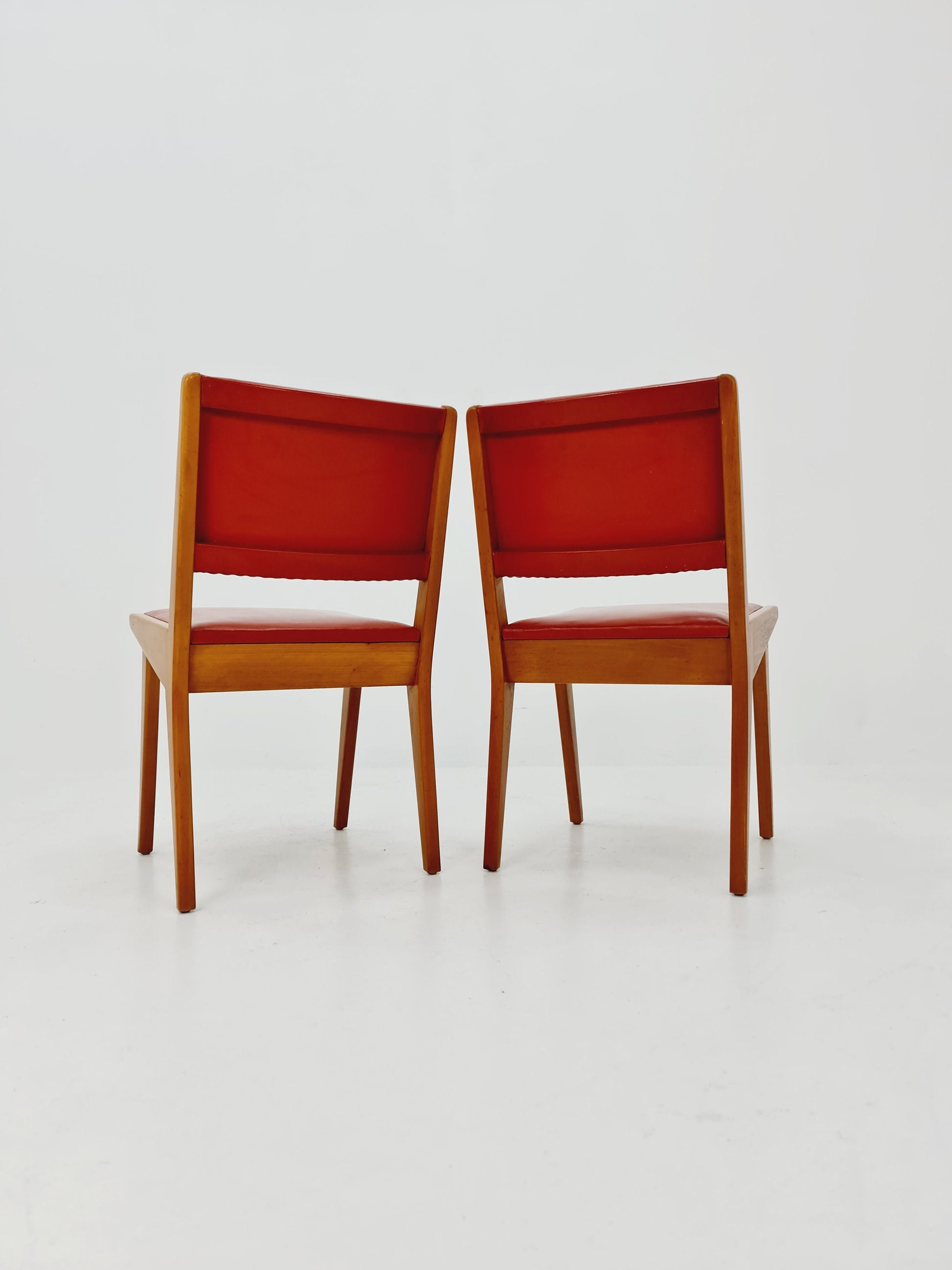 Vintage German dining charis by Jens Risom For Knoll Model Vostra 666 , 1960s, set of 2