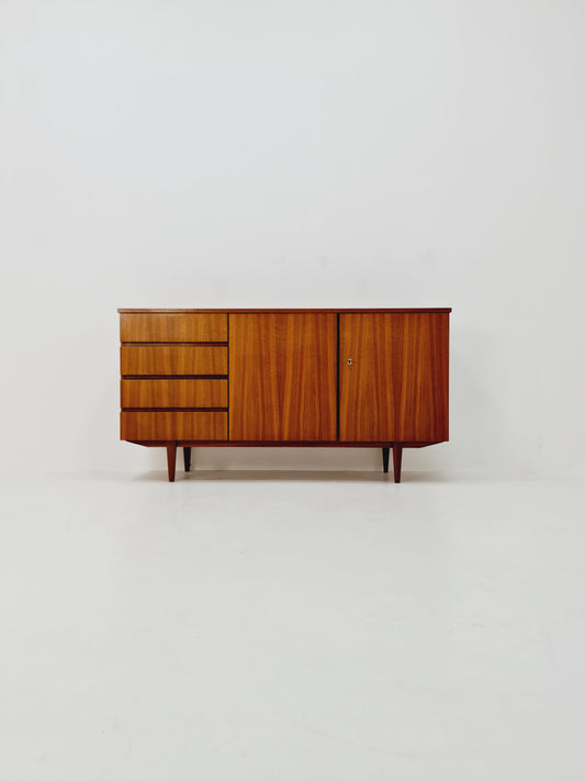 Mid Century Modern German walnut sideboard, 1960s