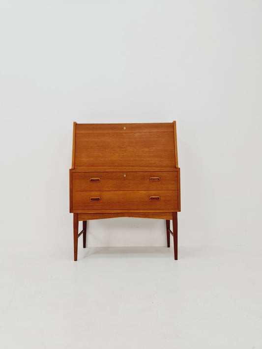Midcentury Danish vintage teak secretary, vanity /Make up table By Arne Wahl Iversen, 1960s