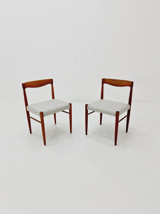 Danish teak dining chair by H. W. Klein for Bramin, 1960s, Set of 2