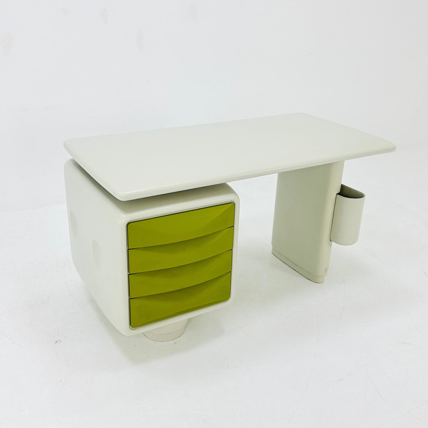 Rare Ernest Igl for Wilhelm Werndl, desk model 'Jet', fiberglass, Czech Republic, 1970s