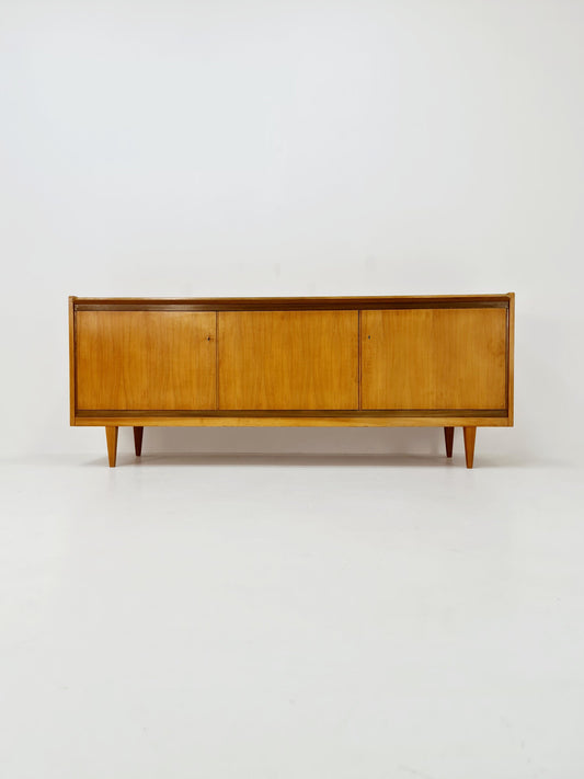 Mid Century Modern German walnut sideboard, 1960s