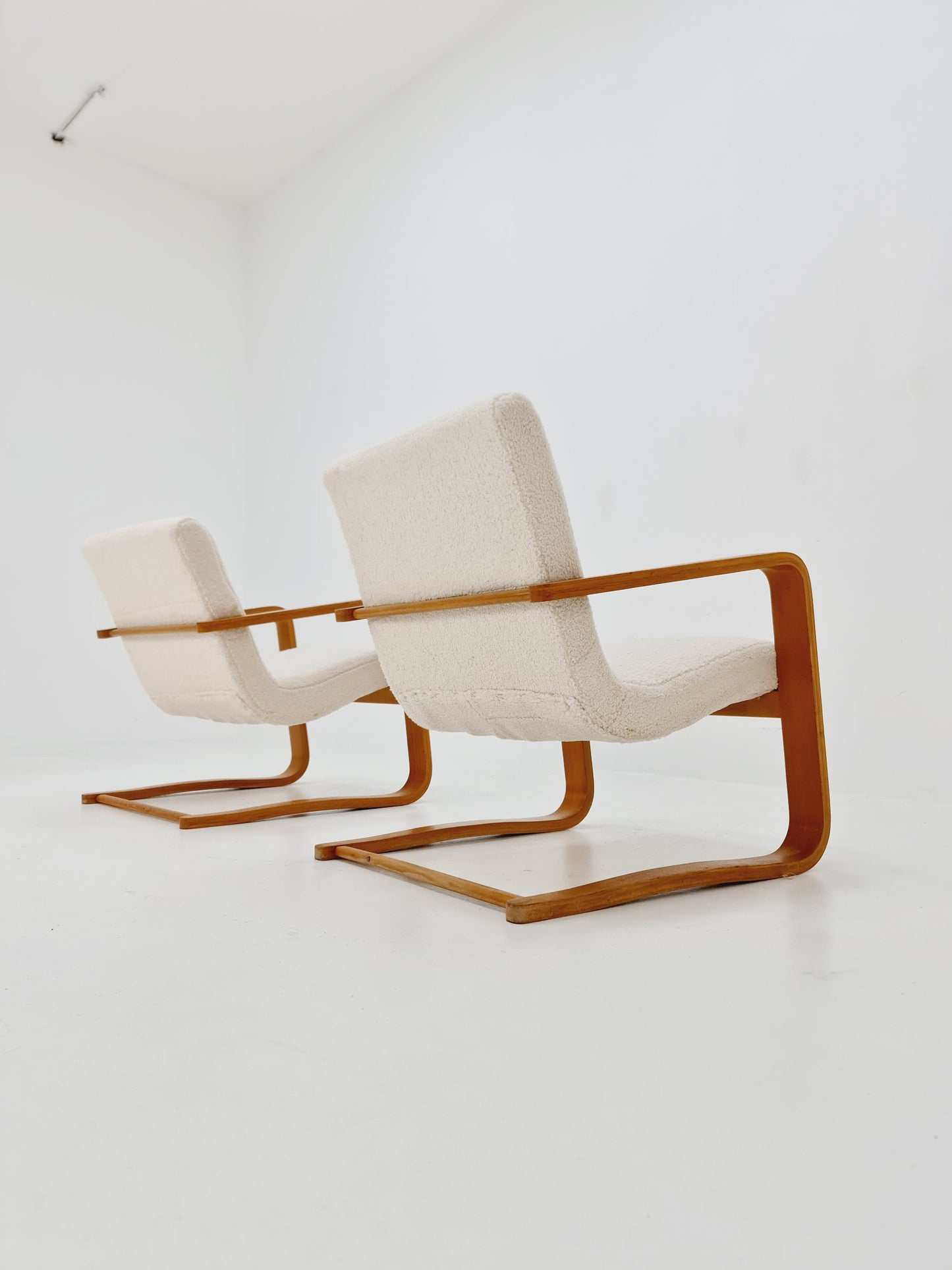 Mid-century pair of German lounge armchair, Bentwood 1960s