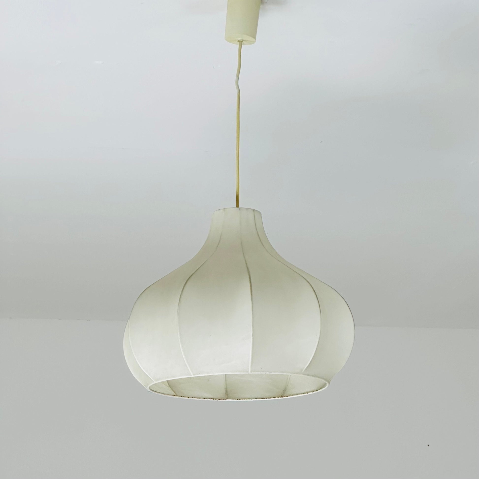 Mid-Century Modern Flower Shape Cocoon Pendant Light by Achille Castiglioni, Italy, 1960s