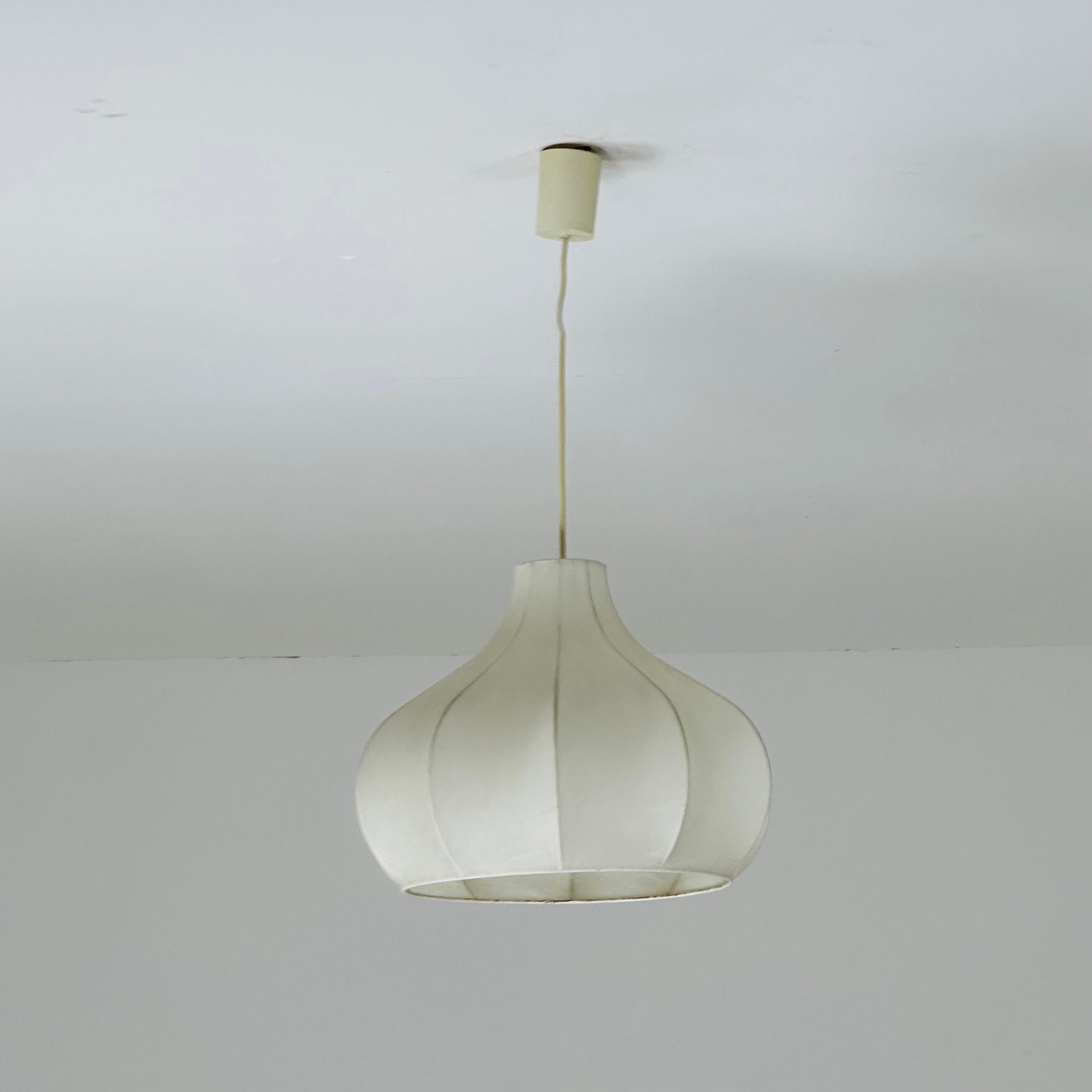 Mid-Century Modern Flower Shape Cocoon Pendant Light by Achille Castiglioni, Italy, 1960s