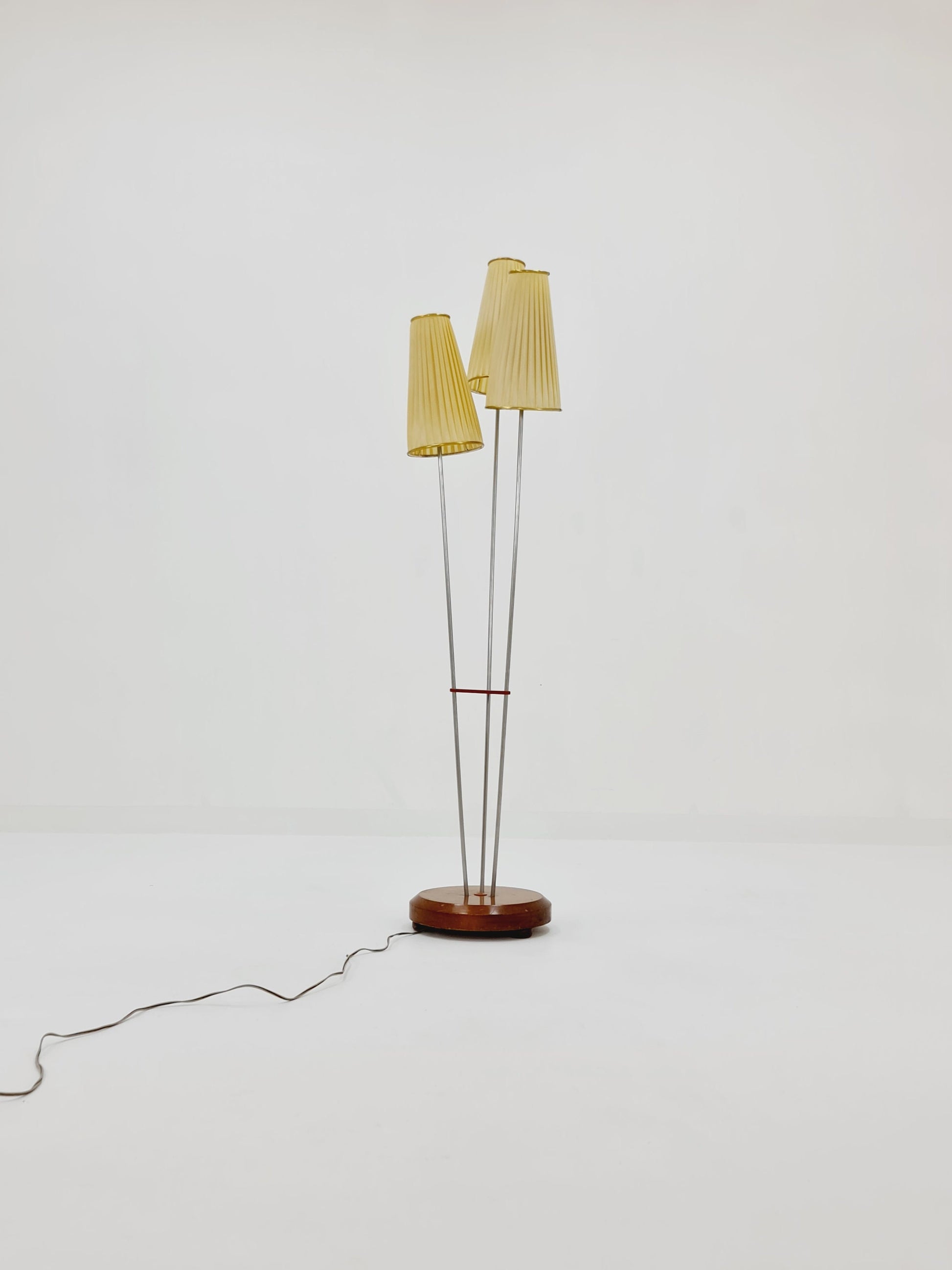 Midcentury floor Tripod Lamp German DDR , 1960s