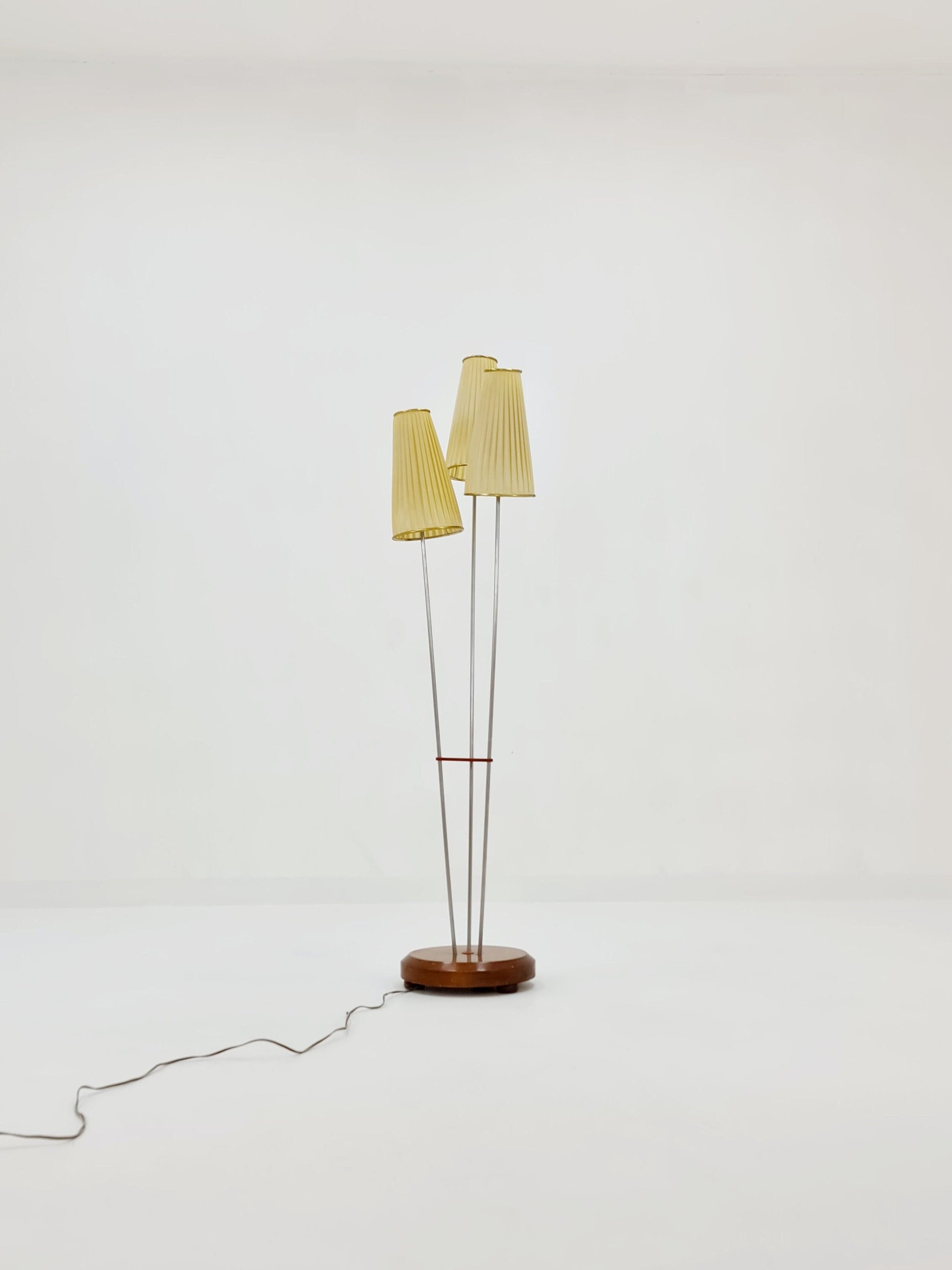 Midcentury floor Tripod Lamp German DDR , 1960s