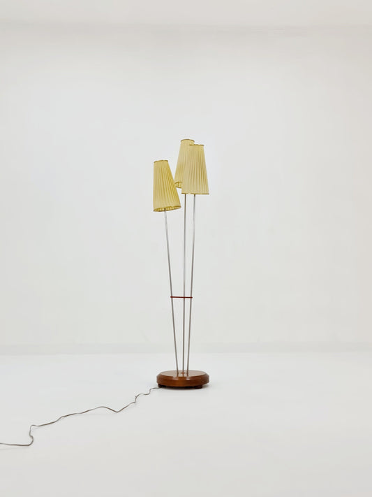 Midcentury floor Tripod Lamp German DDR , 1960s
