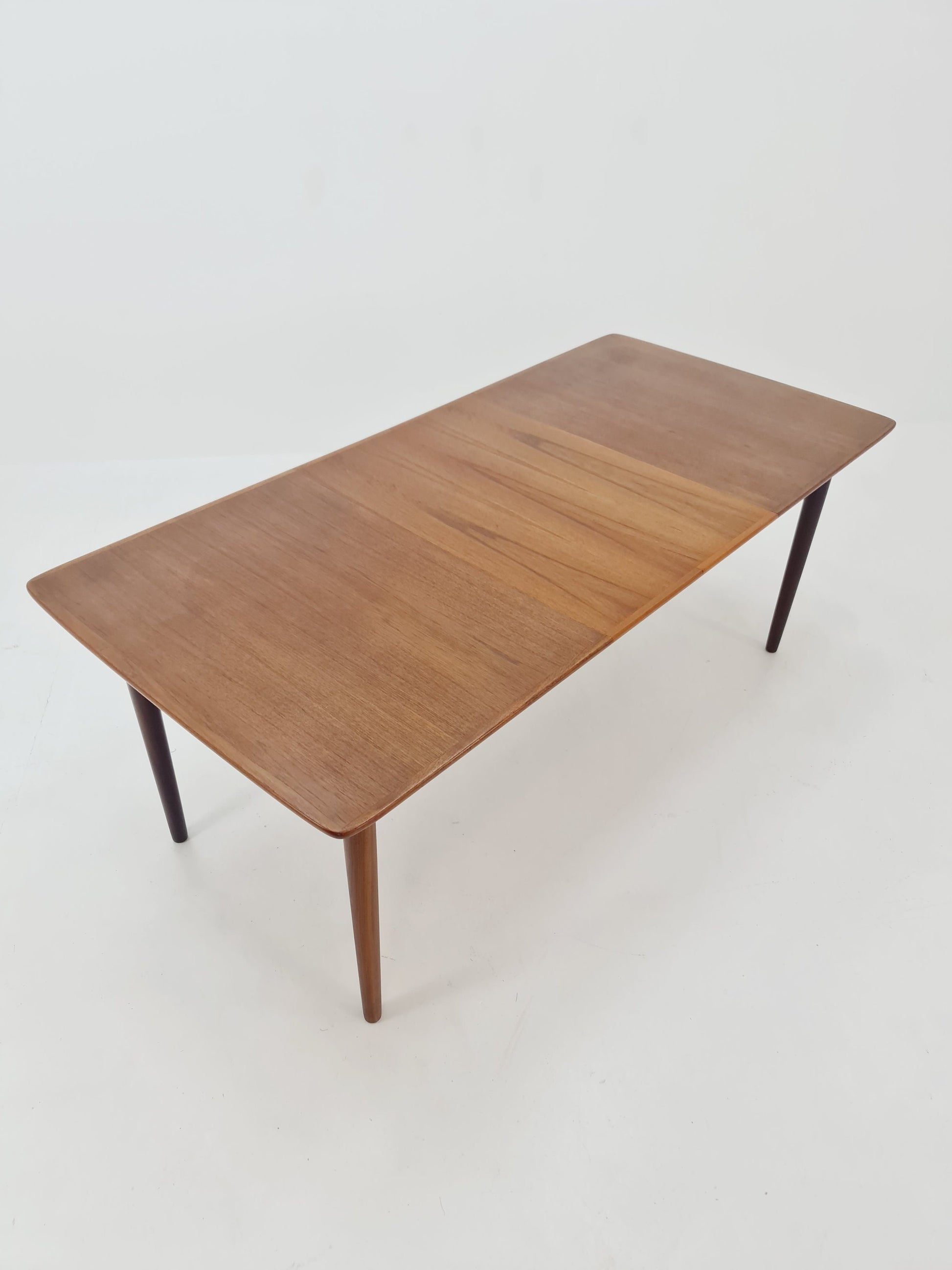 MId Century Large teak Dining Table By Gustav Bahus , Norway , 1960s