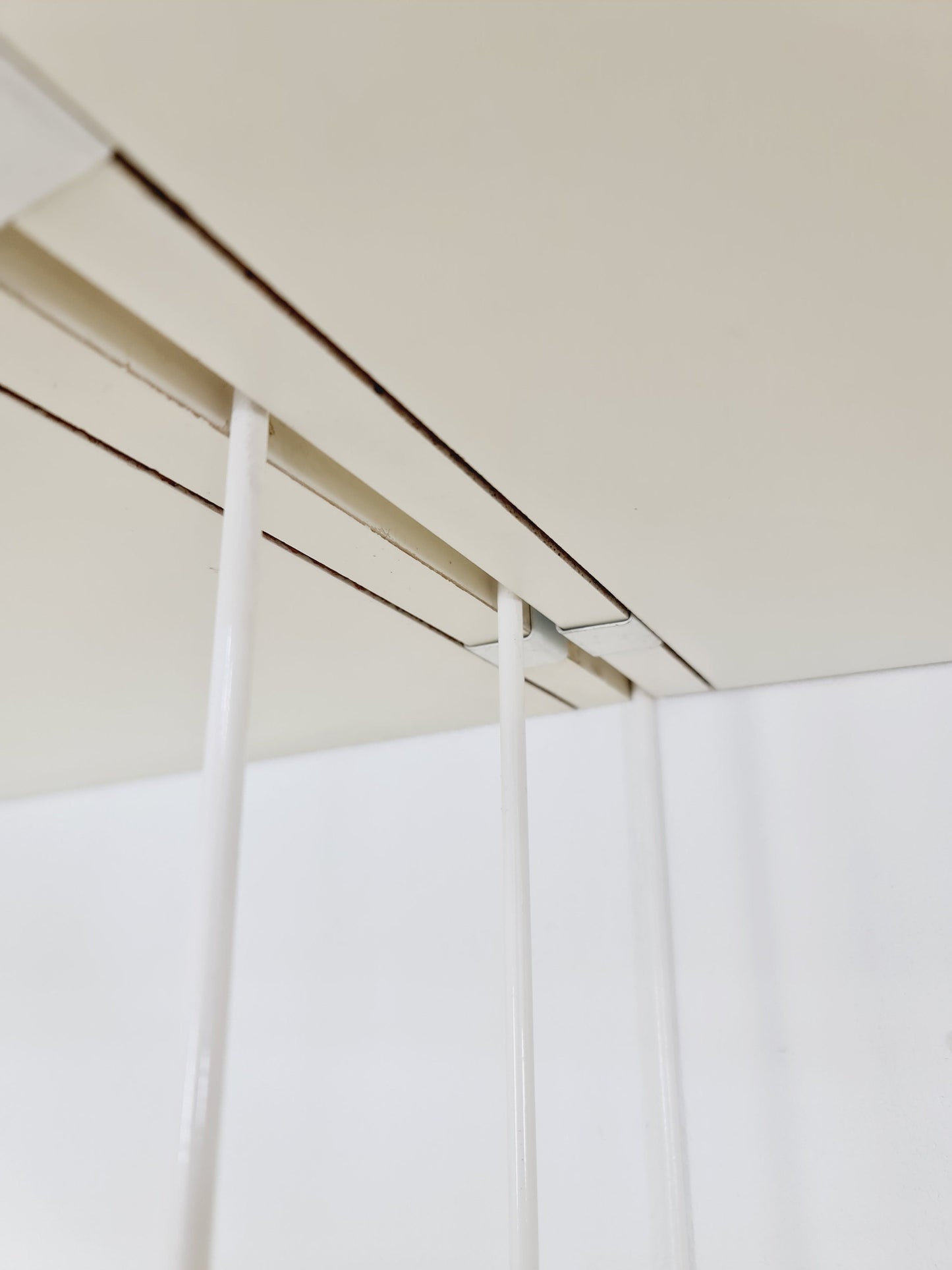 Wall-hanging String shelf-system, bookcase with bar cabinet by WHB Germany, 1950s