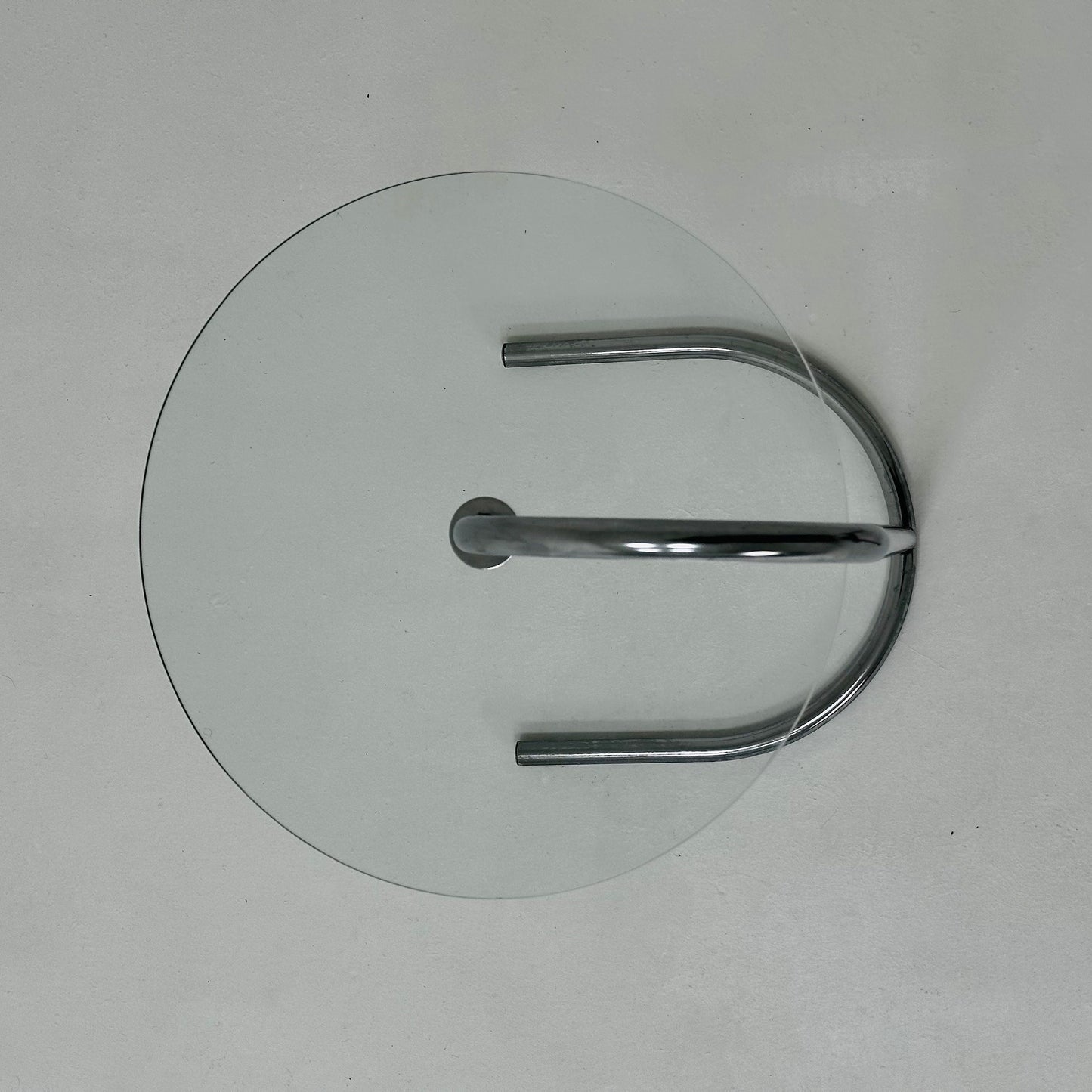 Bauhaus Vintage Ikea Ry Coffee Side Table Glass Aluminum 1980s