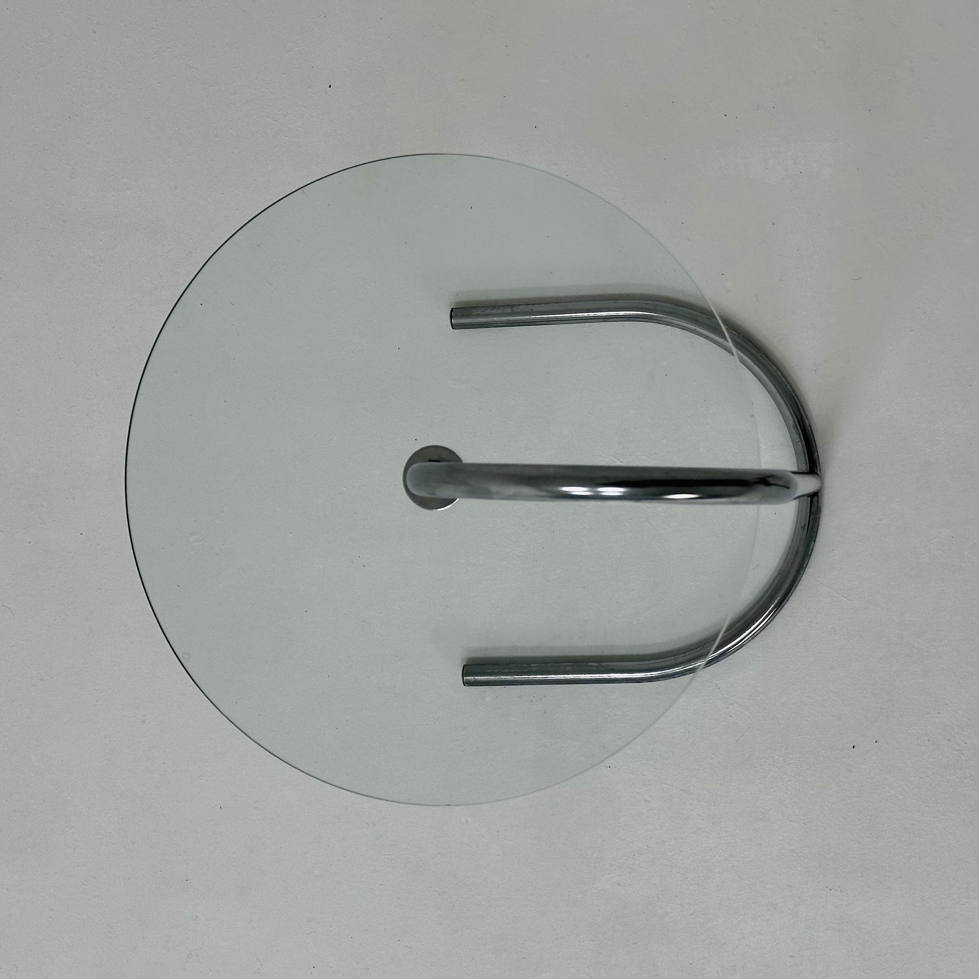 Bauhaus Vintage Ikea Ry Coffee Side Table Glass Aluminum 1980s