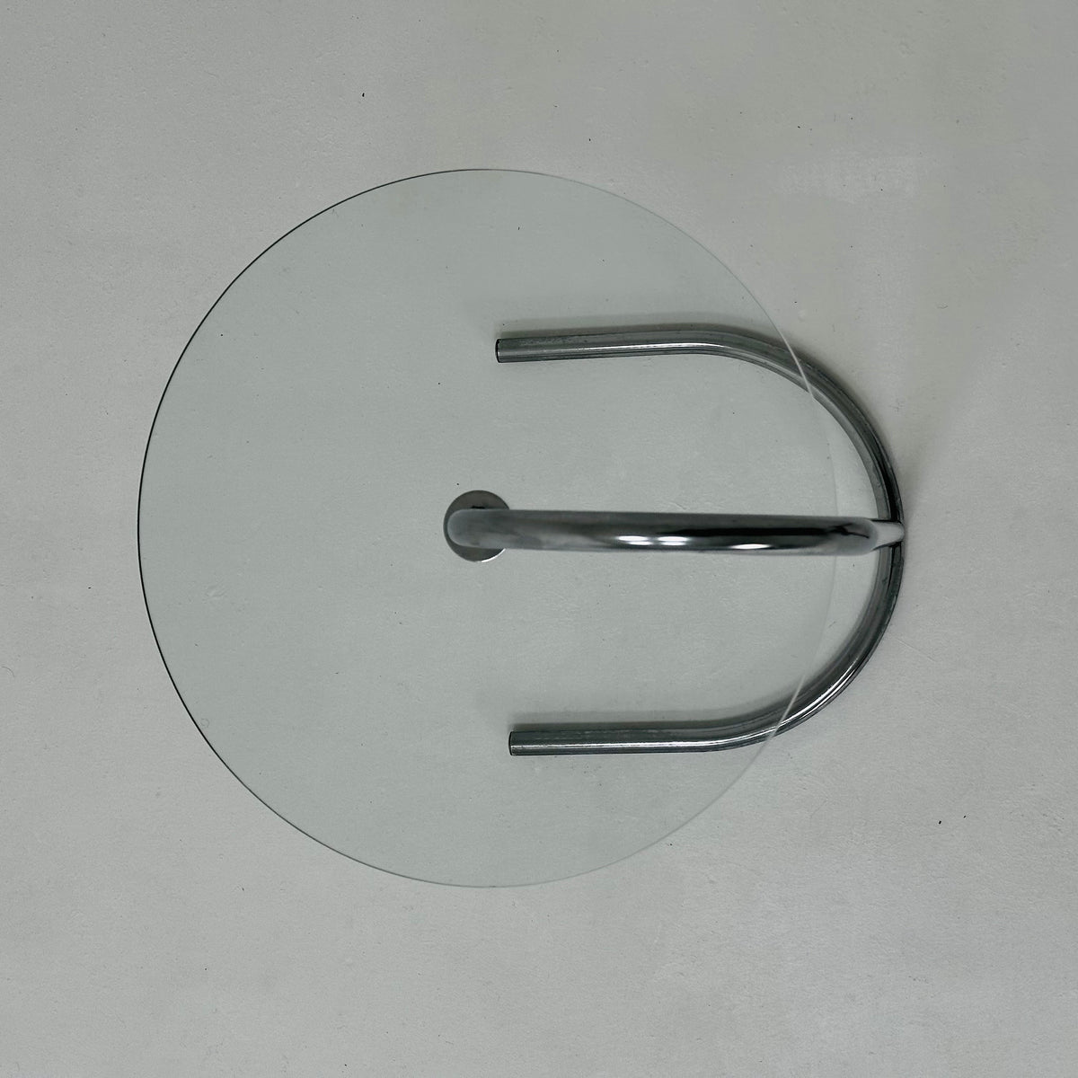 Bauhaus Vintage Ikea Ry Coffee Side Table Glass Aluminum 1980s
