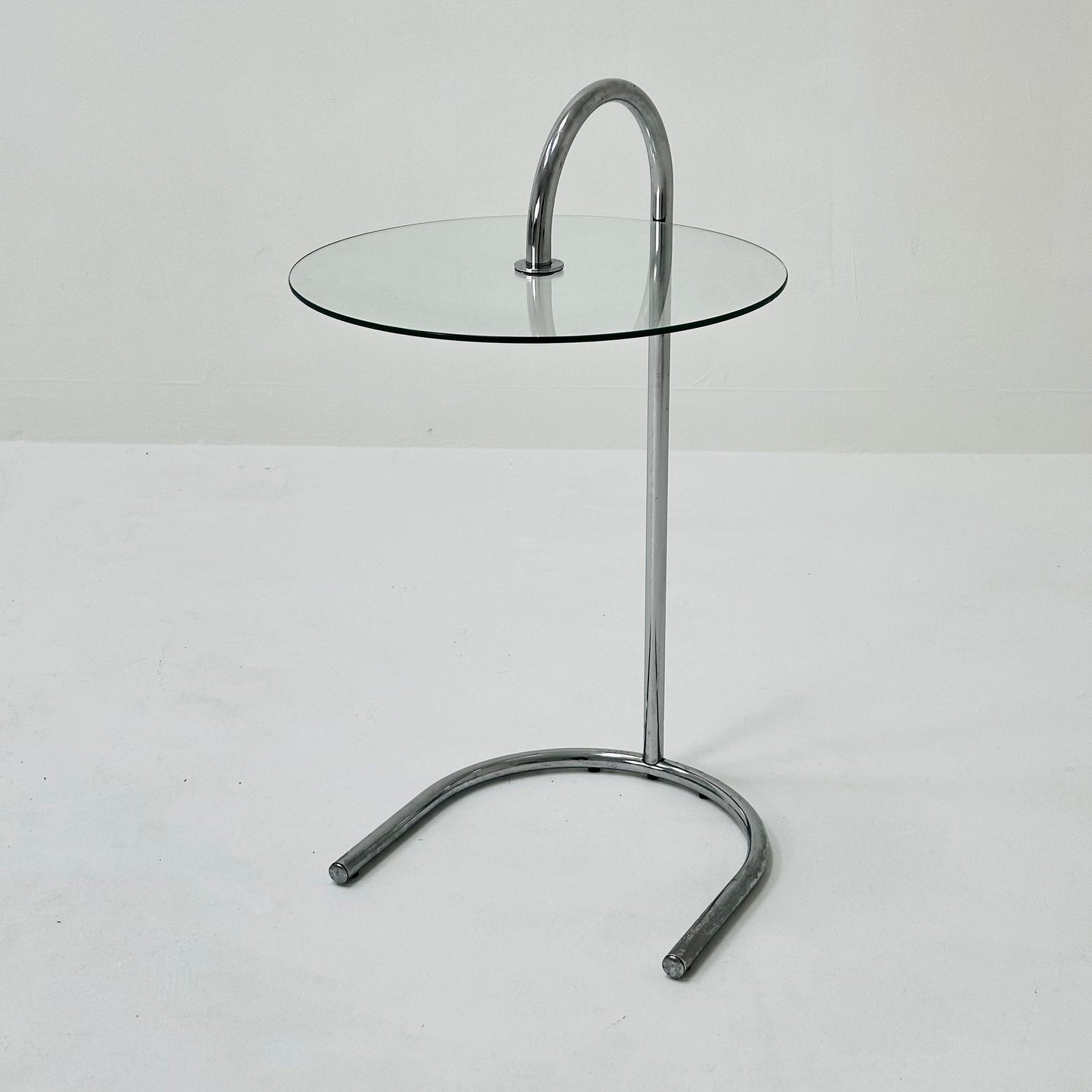 Bauhaus Vintage Ikea Ry Coffee Side Table Glass Aluminum 1980s