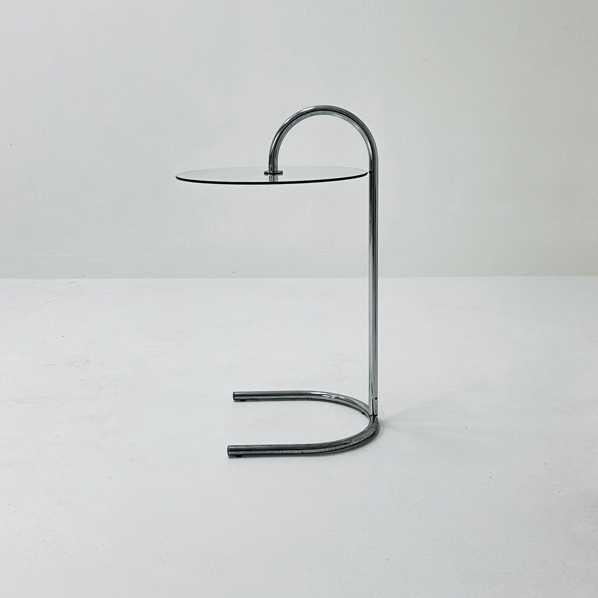Bauhaus Vintage Ikea Ry Coffee Side Table Glass Aluminum 1980s