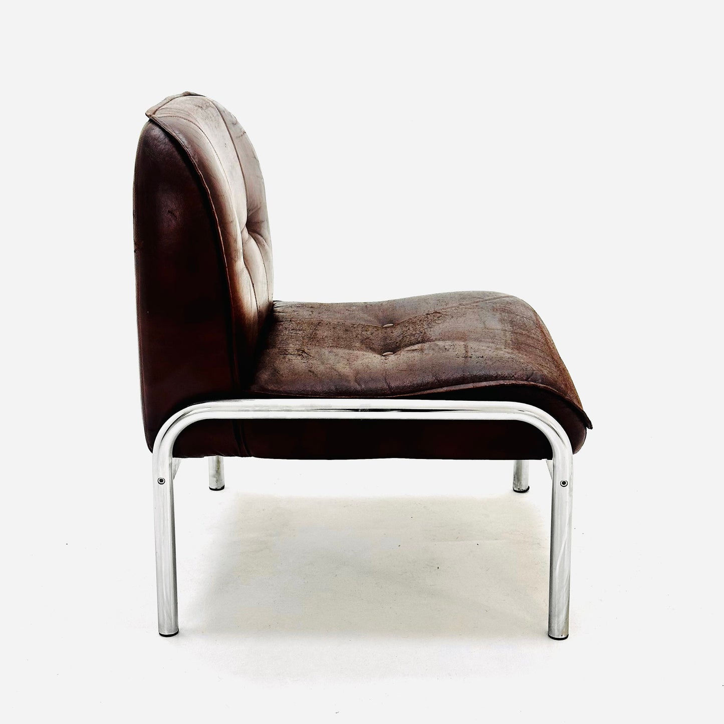 Mid century original vintage Girsberger Eurochair design lounge chair , Switzerland 1980s.