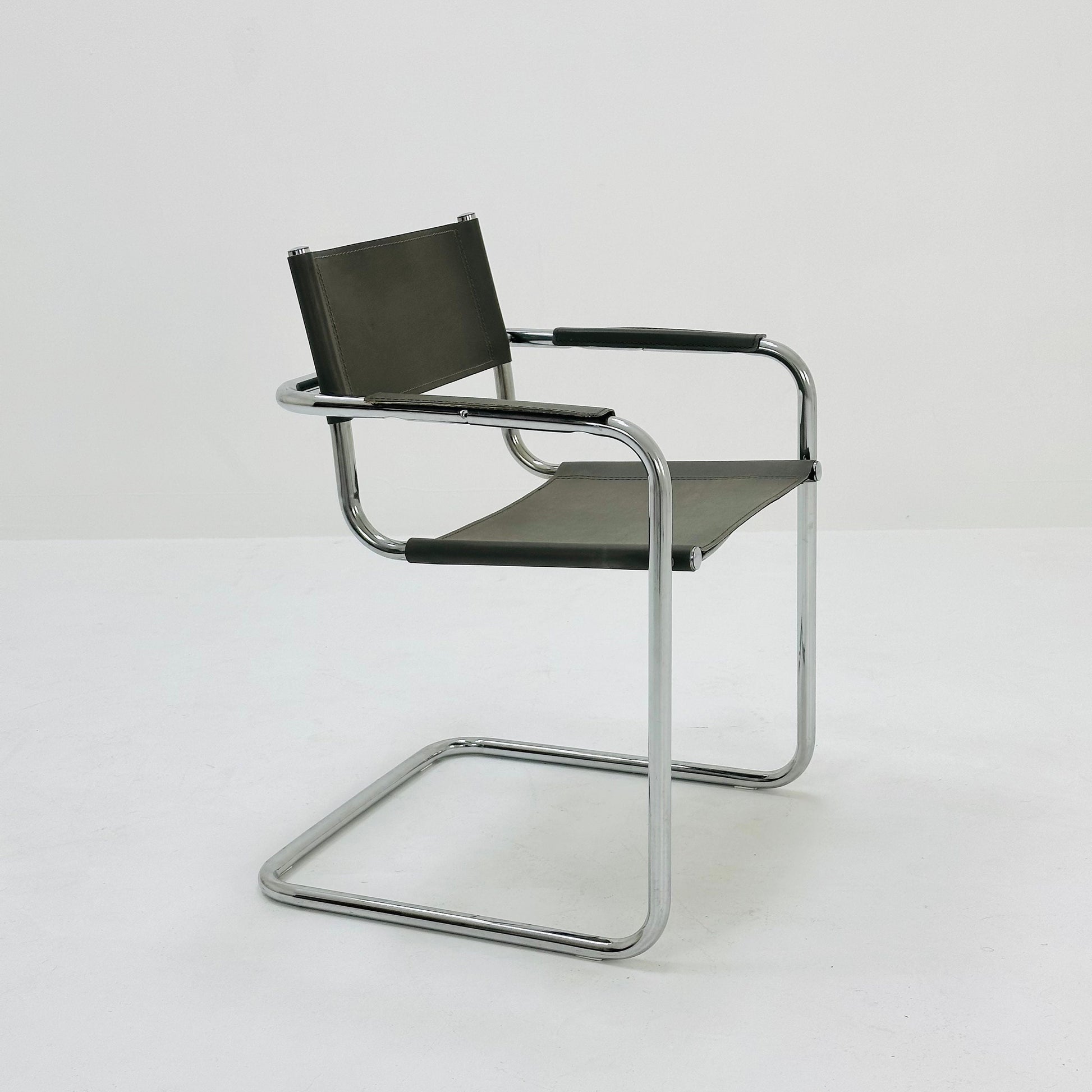 1 of 2 Model Studi chair by Mart Stam & Marcel Breuer 1970s