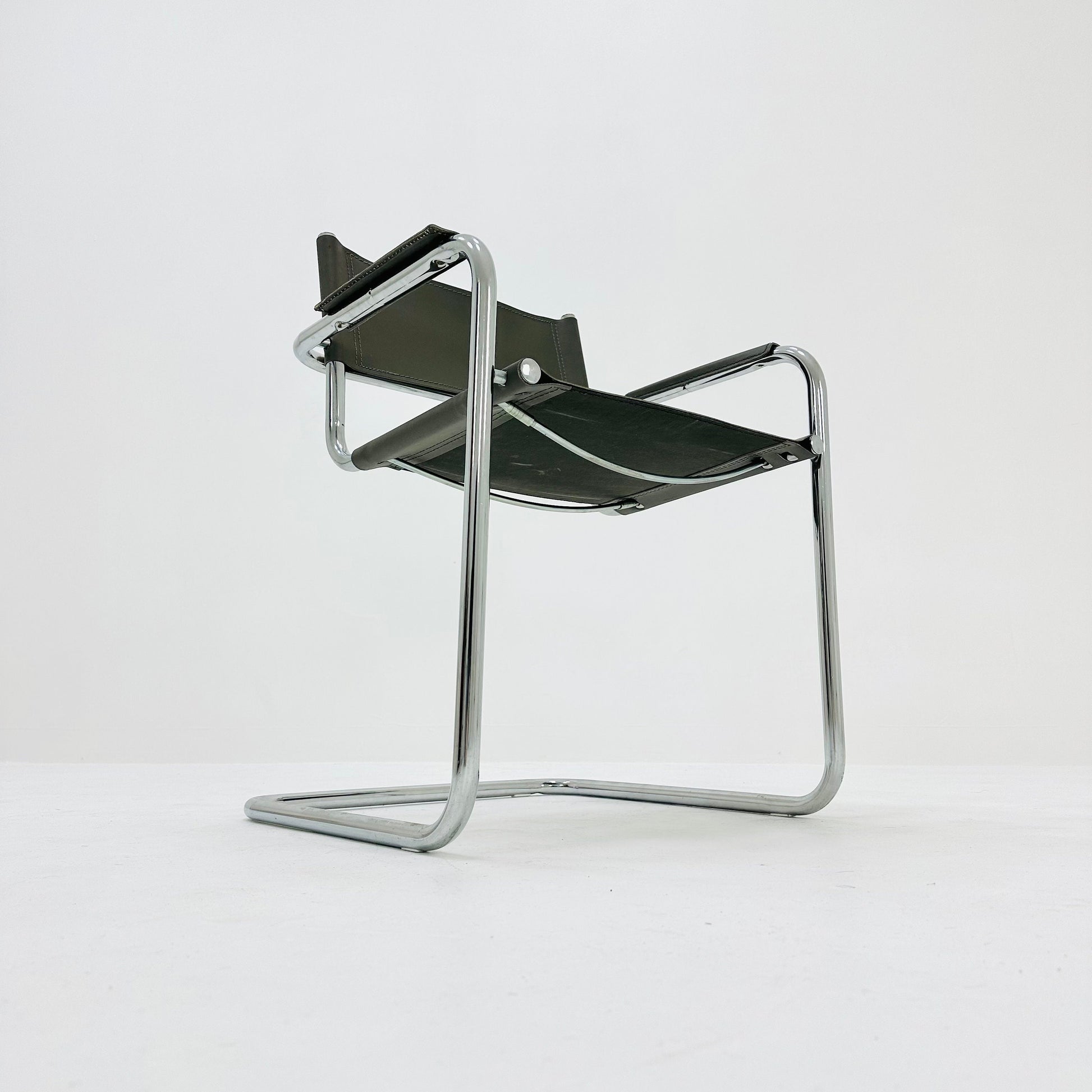 1 of 2 Model Studi chair by Mart Stam & Marcel Breuer 1970s