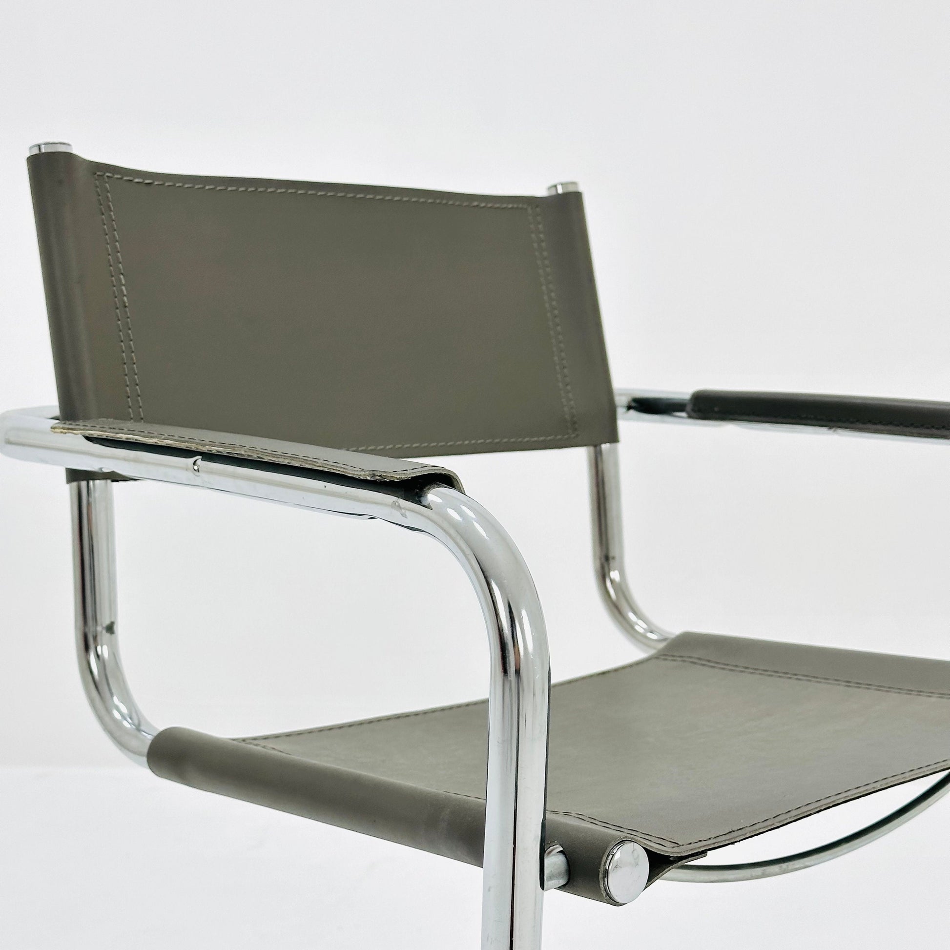 1 of 2 Model Studi chair by Mart Stam & Marcel Breuer 1970s