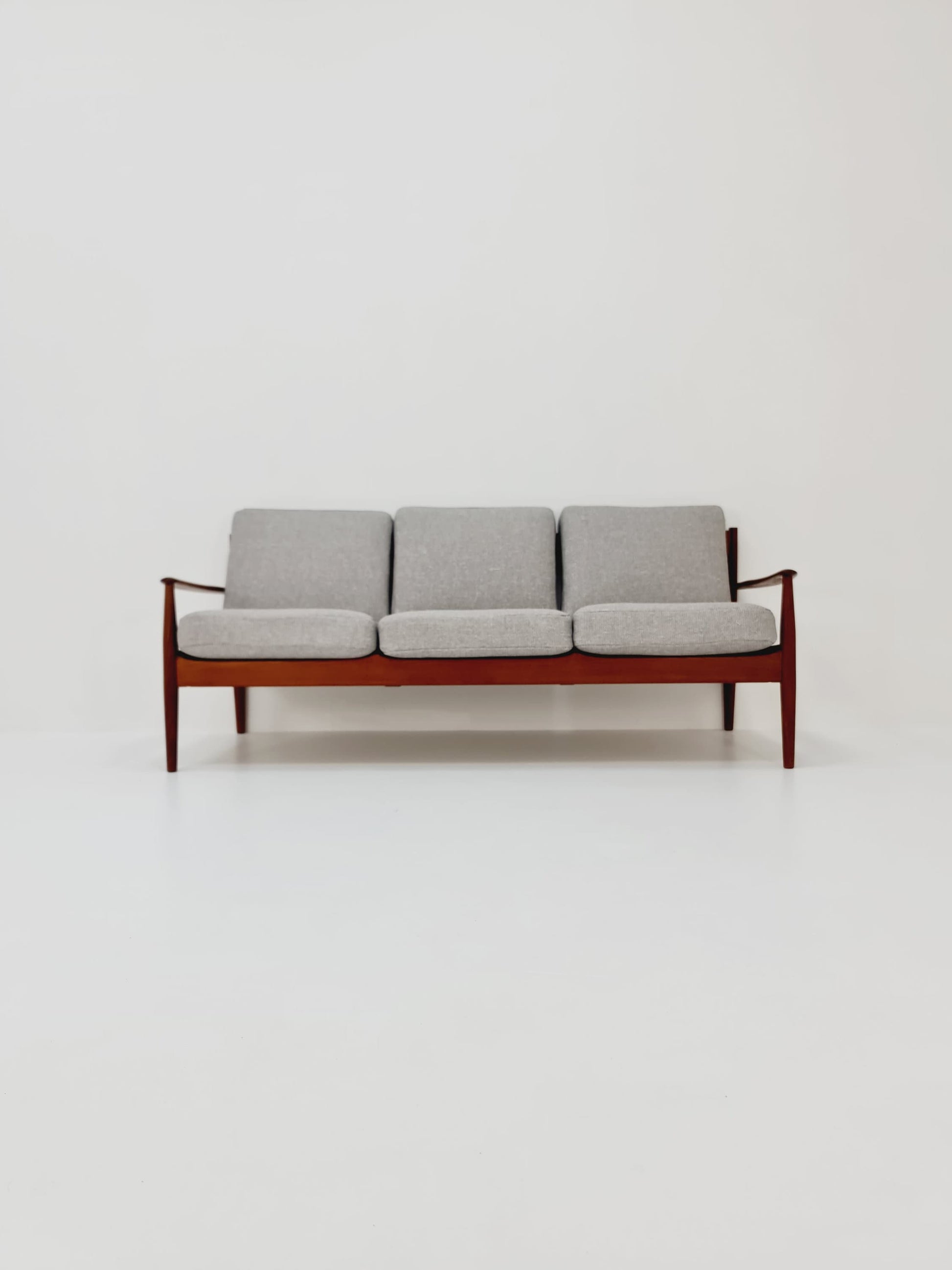 Mid-century Rare Danish teak lounge sofa/ Easy sofa by Grete Jalk, 60s