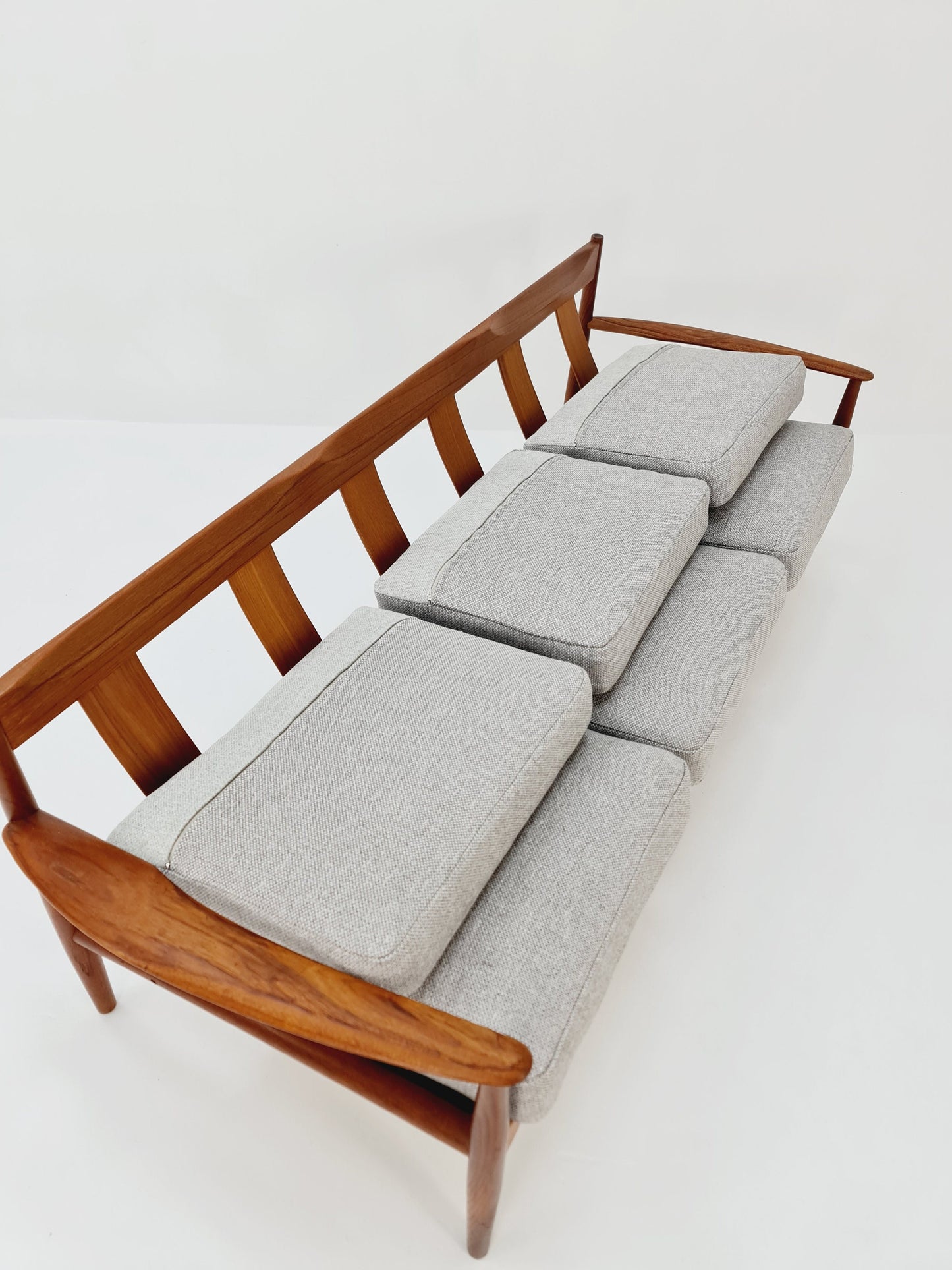 Mid-century Rare Danish teak lounge sofa/ Easy sofa by Grete Jalk, 60s
