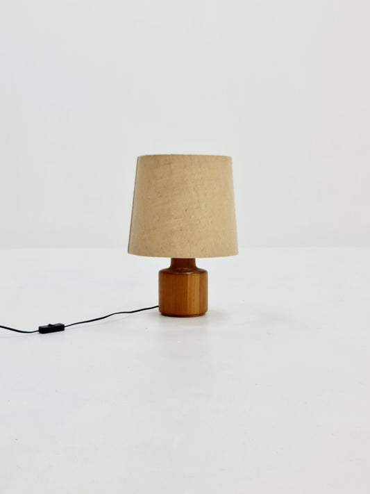 Mid century solid teak table lamp by Bestorm, 1960s