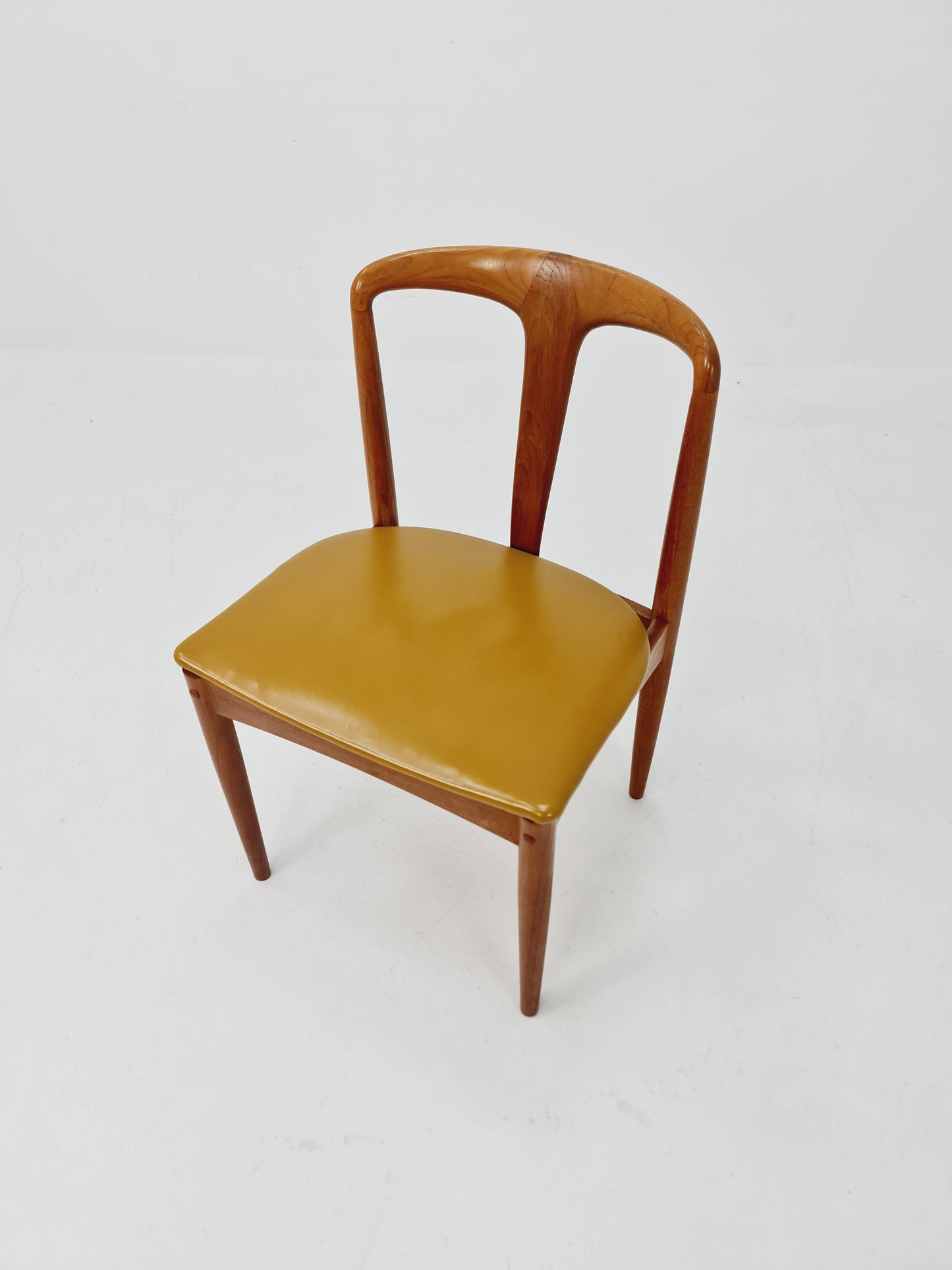 Vintage Danish teak dining chair by johannes Andersen for Uldum Mobelfabrik , 1960s,