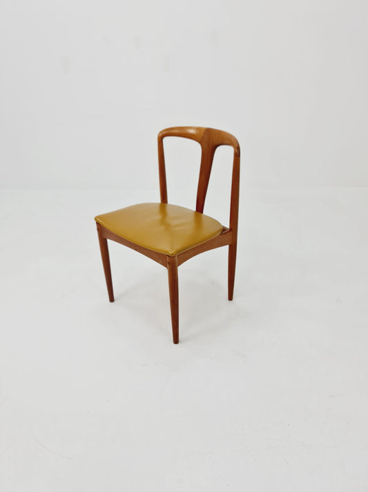 Vintage Danish teak dining chair by johannes Andersen for Uldum Mobelfabrik , 1960s,