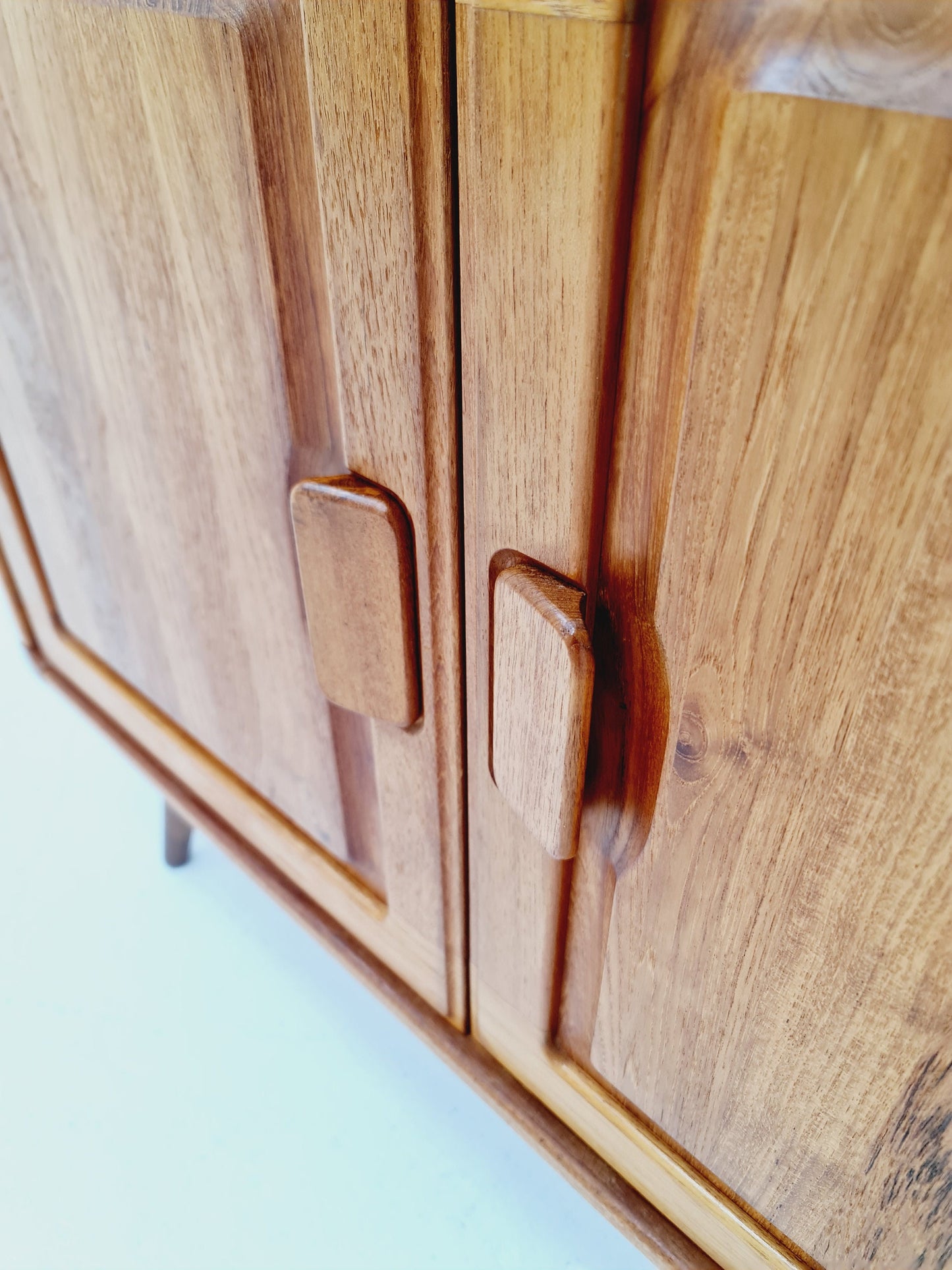 Mid century Danish Solid teak Sideboard by Cado 1960s
