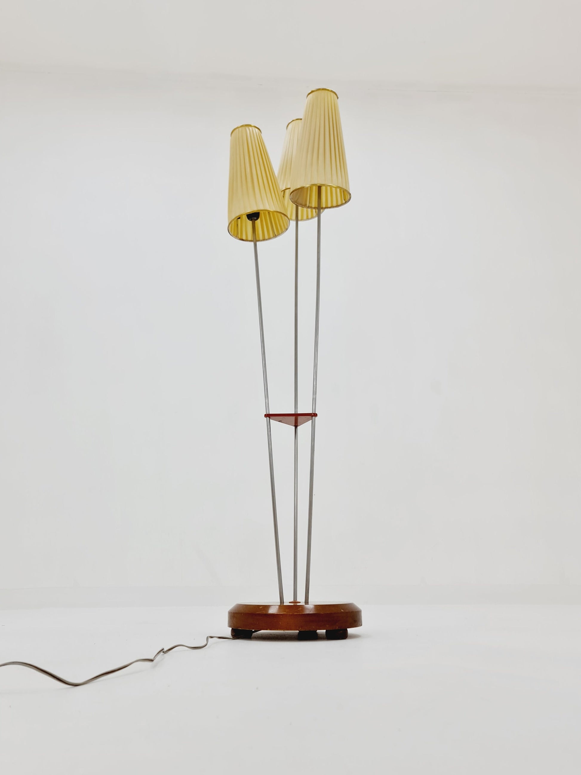 Midcentury floor Tripod Lamp German DDR , 1960s