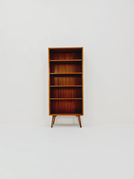 Vintage teak danish book case, By Omann Jun 1960s