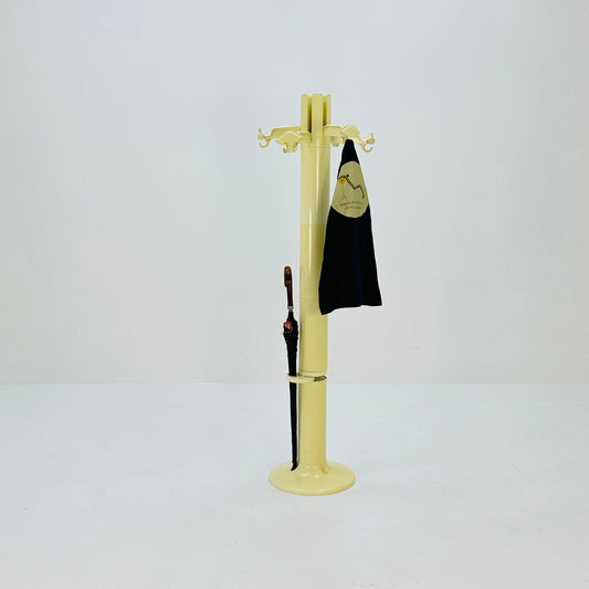 Italian white Space Plata Coat Rack by Giancarlo Piretti for Castelli / Anonima Castelli, 1970s