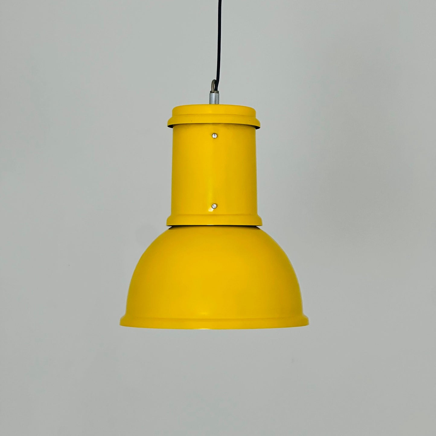 1 of 15 Bauhaus industrial Fontana Arte-metal Ceiling lamp, Italy 1970s