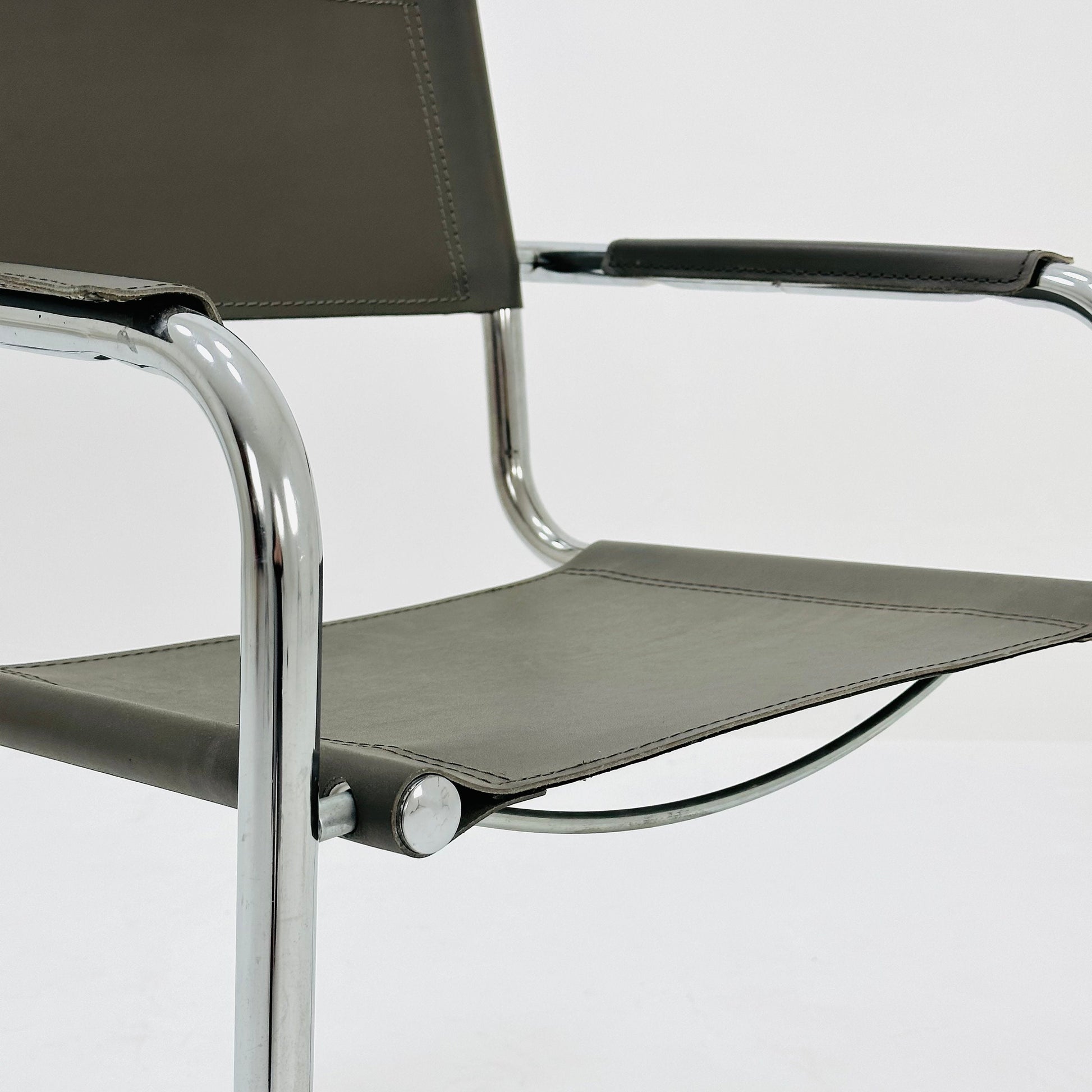 1 of 2 Model Studi chair by Mart Stam & Marcel Breuer 1970s