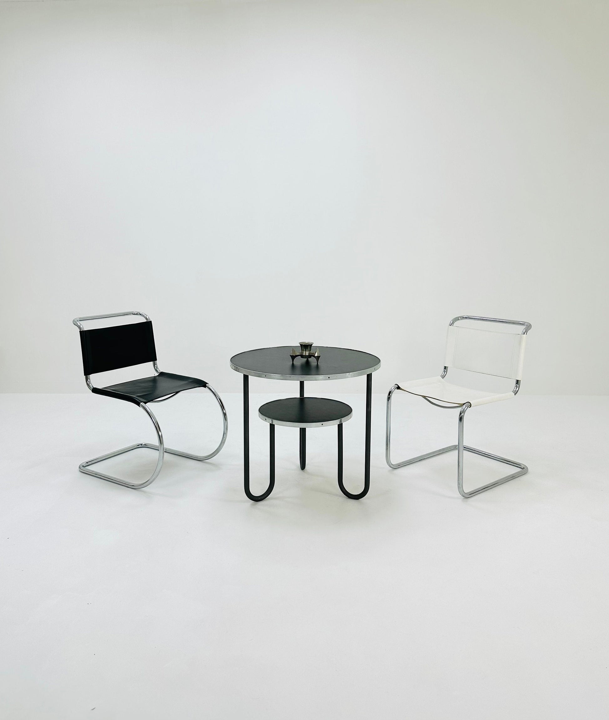 Bauhaus Tubular Steel Table from Mauser Werke Waldeck, 1950s