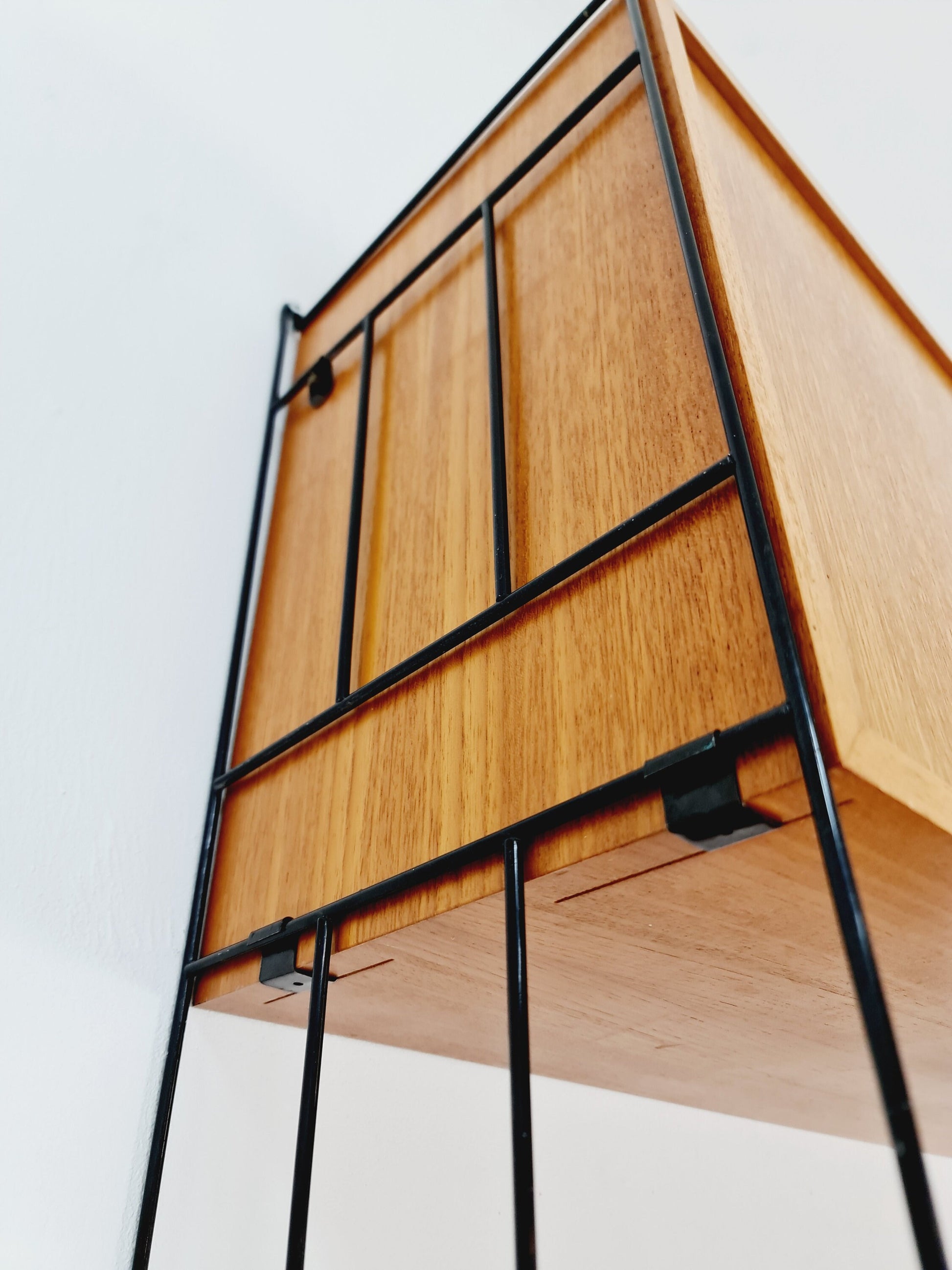 String shelf-system, bookcase with 2 cabinet teak by WHB Germany, 1950s