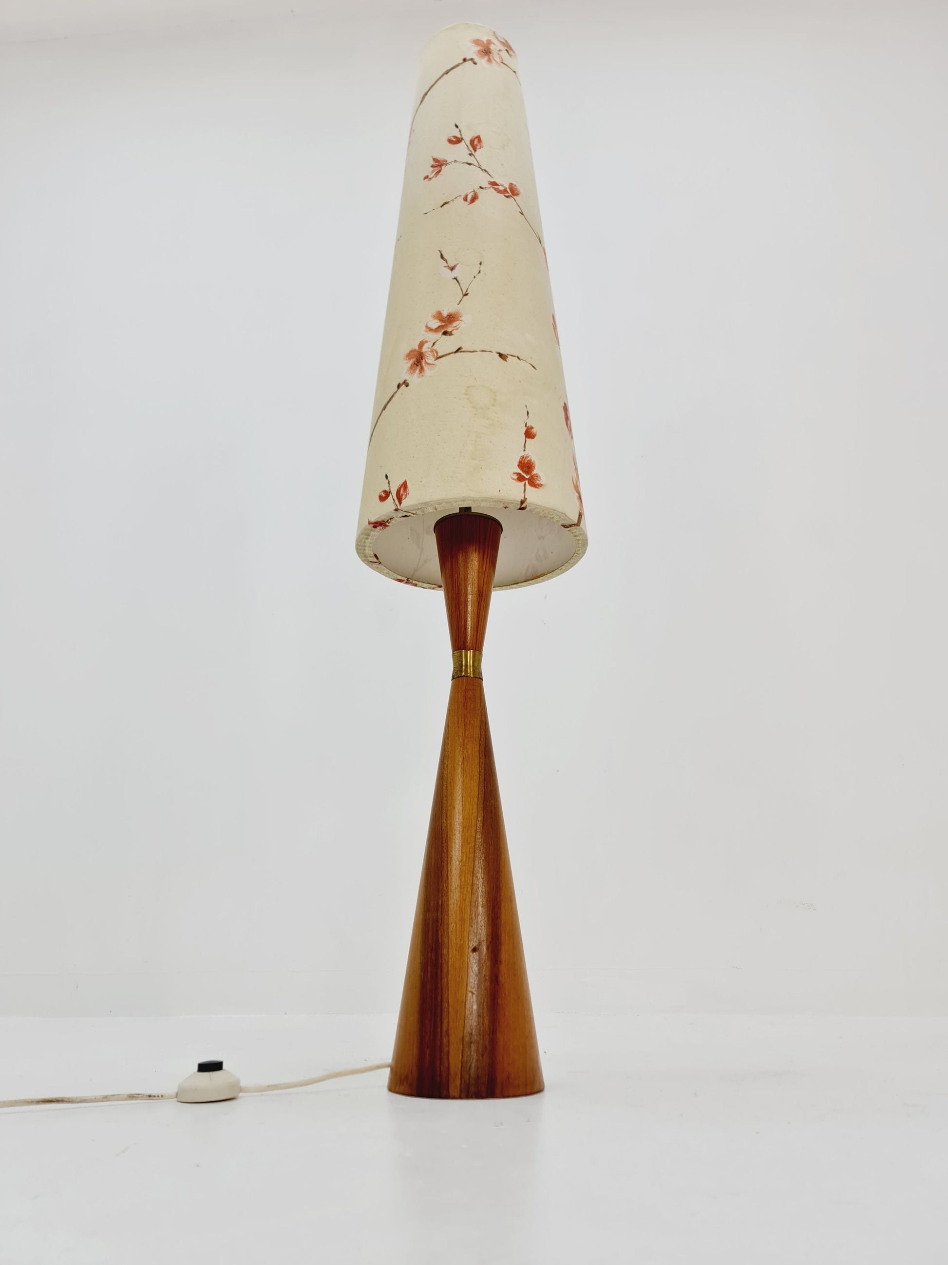 Mid century Danish teak floor lamp, 1960s