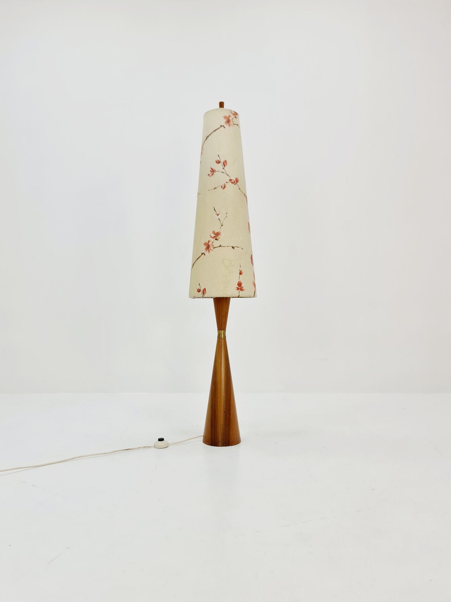 Mid century Danish teak floor lamp, 1960s