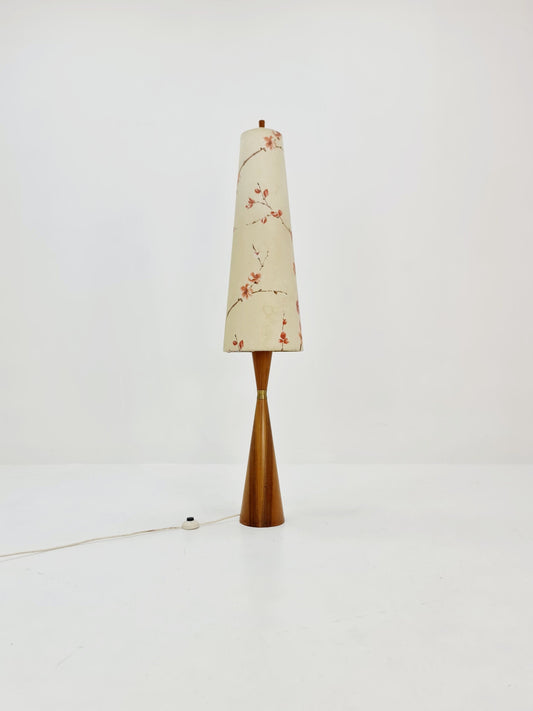 Mid century Danish teak floor lamp, 1960s