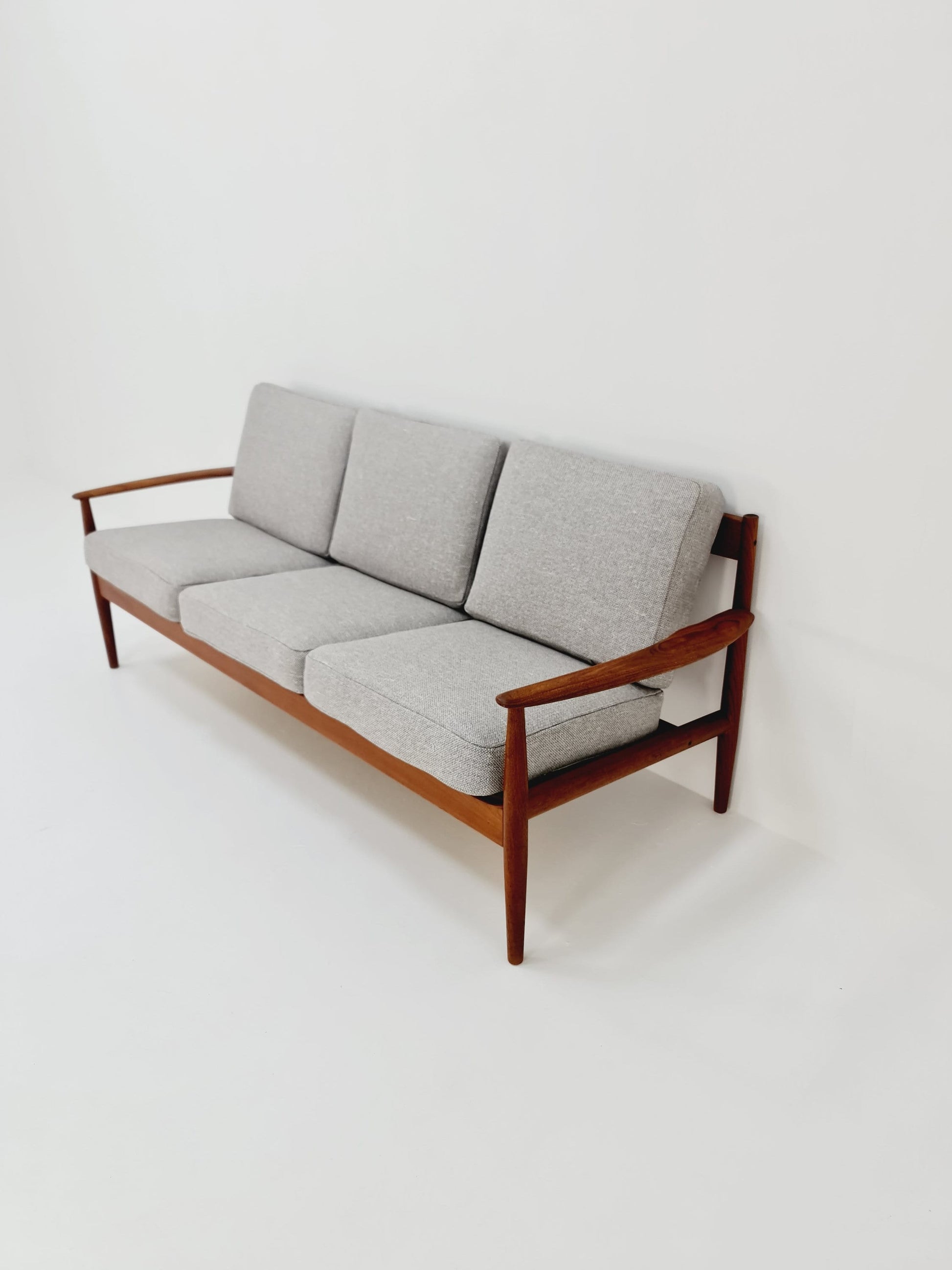 Mid-century Rare Danish teak lounge sofa/ Easy sofa by Grete Jalk, 60s