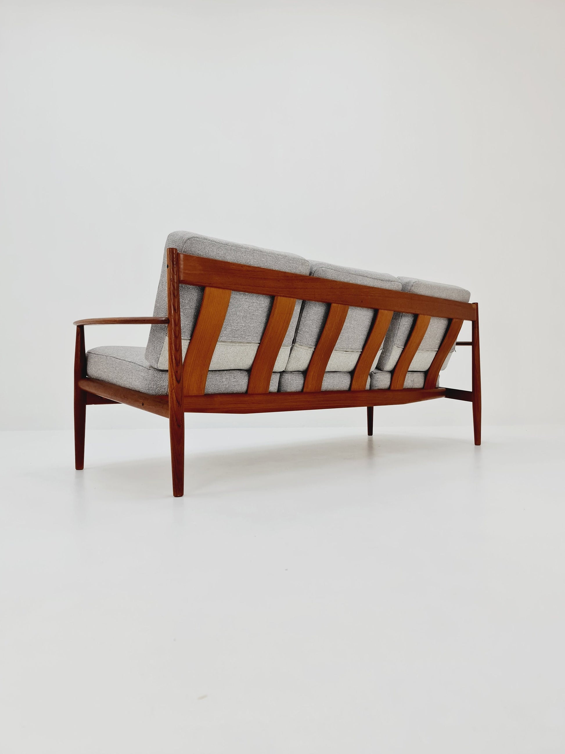 Mid-century Rare Danish teak lounge sofa/ Easy sofa by Grete Jalk, 60s