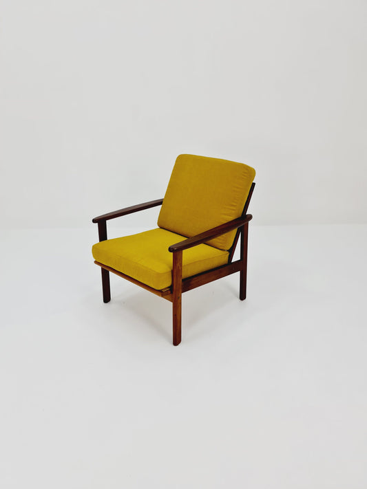 Mid-century German Teak lounge armchair, 1960s