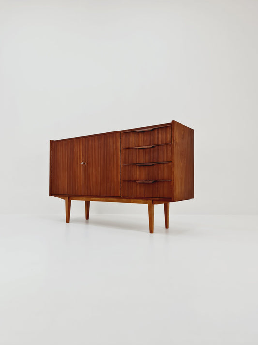 Mid Century Modern German walnut Sideboard By Franz Ehrlich for A.M.T Möbel