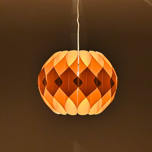Butterfly pendant lamp, designed in 1968 by the Danish designer Lars Schiøler for Hoyrup Denmark