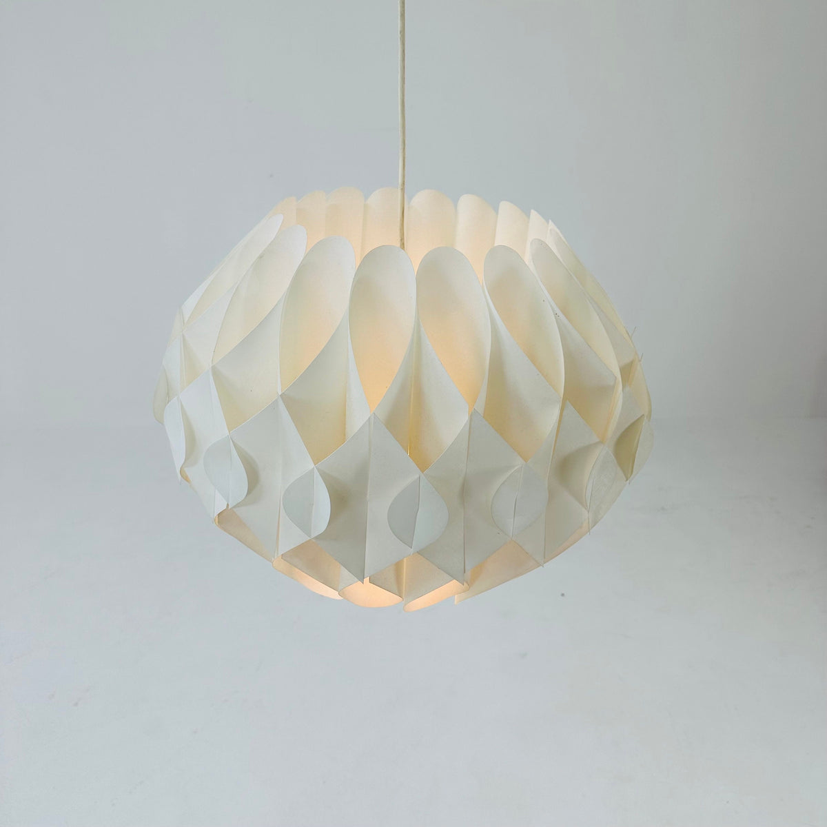 Butterfly pendant lamp, designed in 1968 by the Danish designer Lars Schiøler for Hoyrup Denmark
