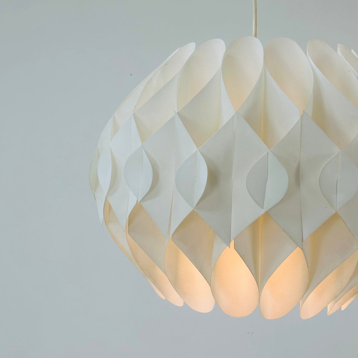 Butterfly pendant lamp, designed in 1968 by the Danish designer Lars Schiøler for Hoyrup Denmark