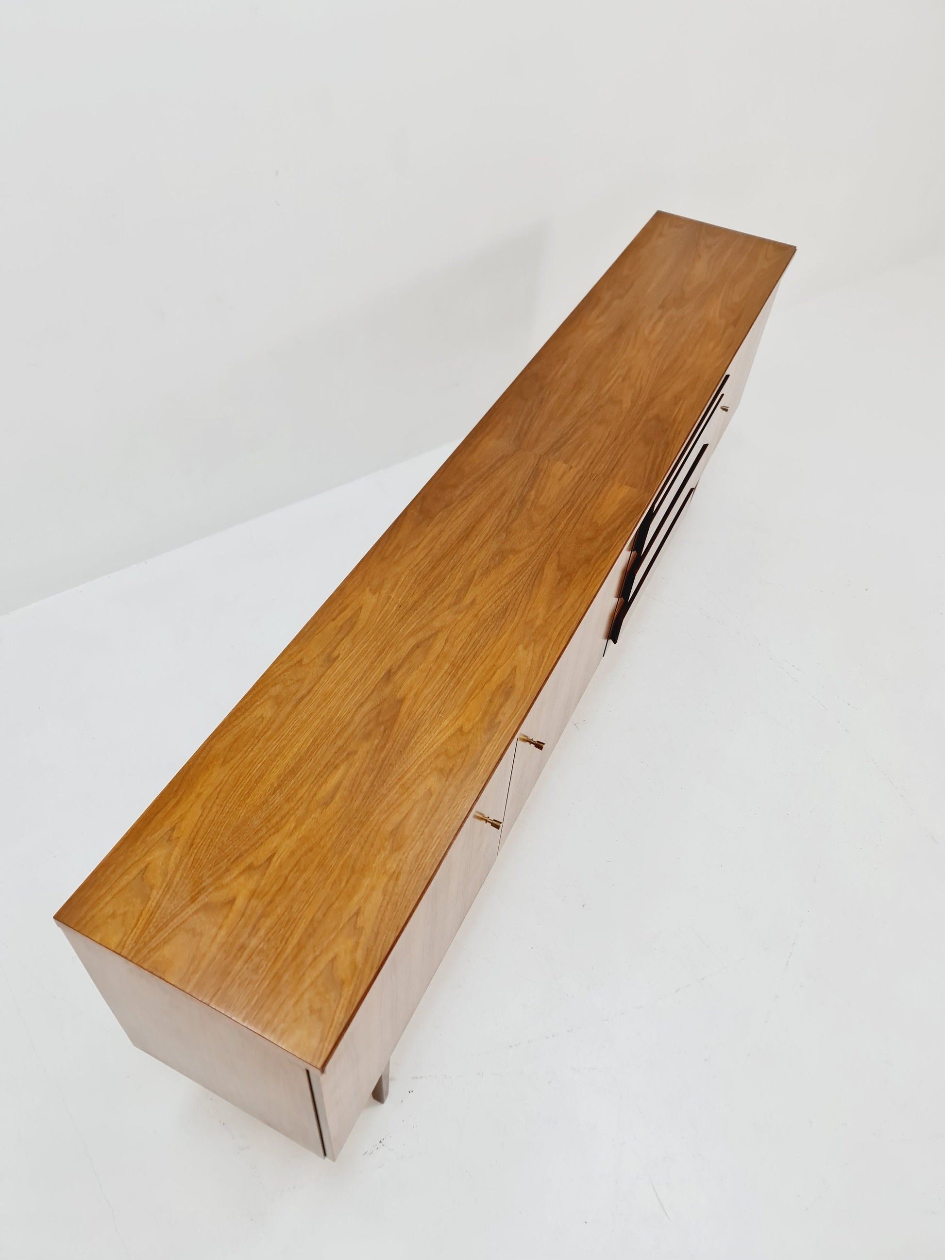Big Mid Century Modern German walnut Sideboard, 1960s