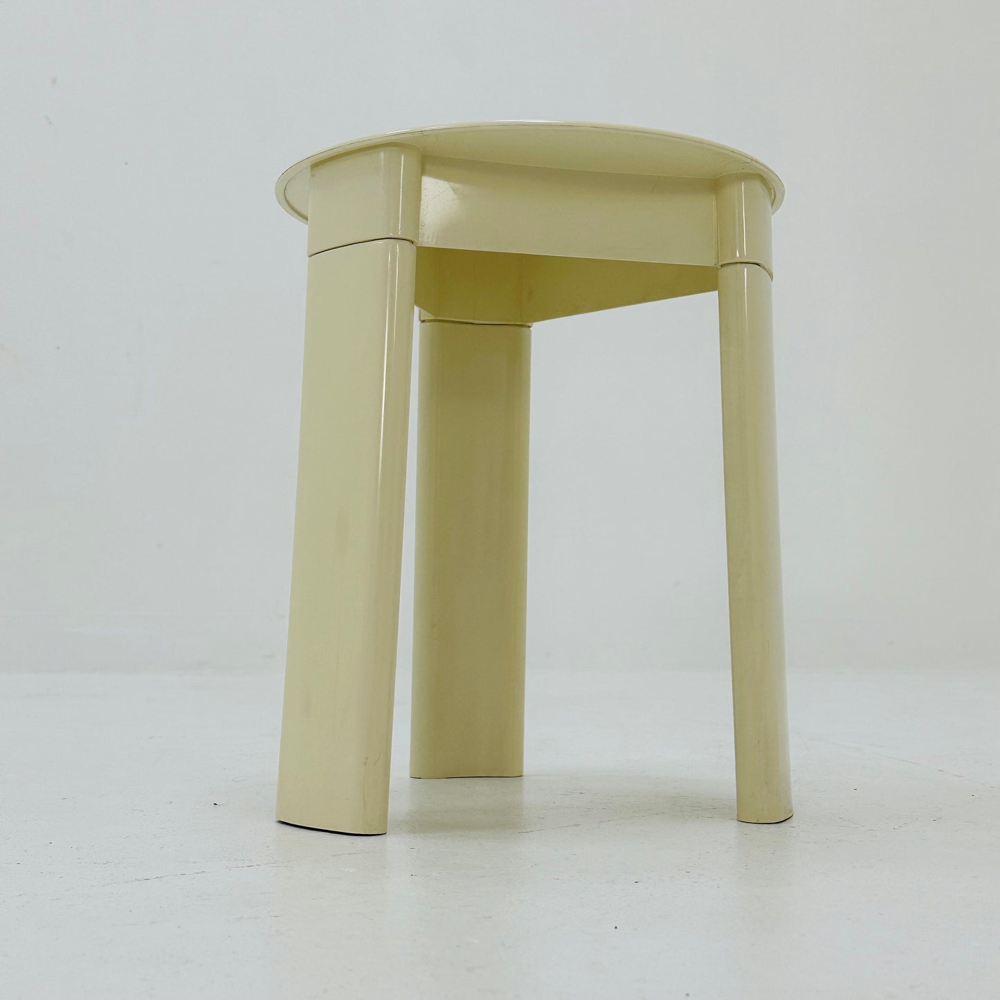 Space Age Trio side table/ Stool by Olaf Von Bohr for Gedy, 1970s Italy