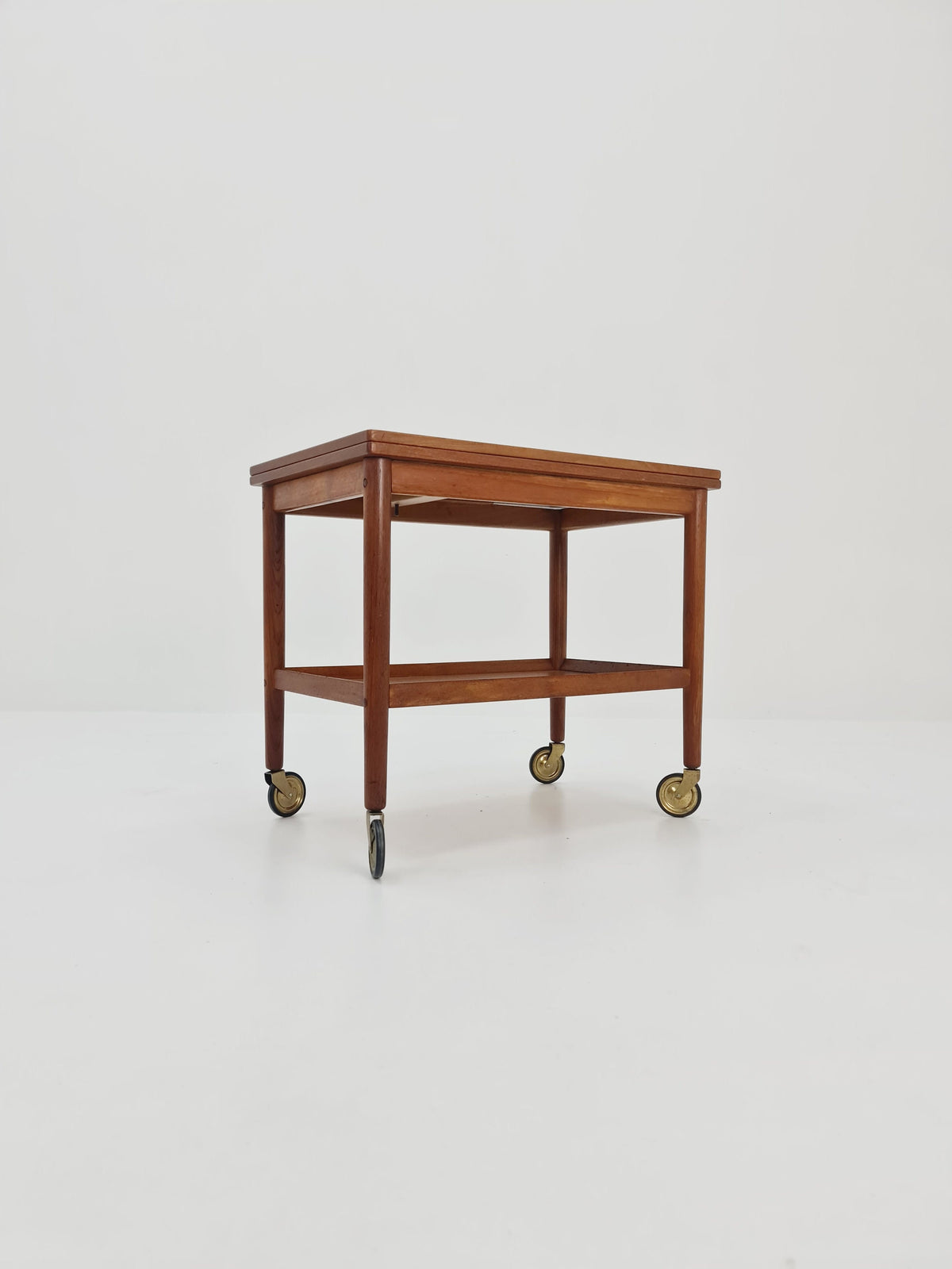 Vintage mid century danish trolley in teak By Grete jalk for Poul Jeppesens , 1960s